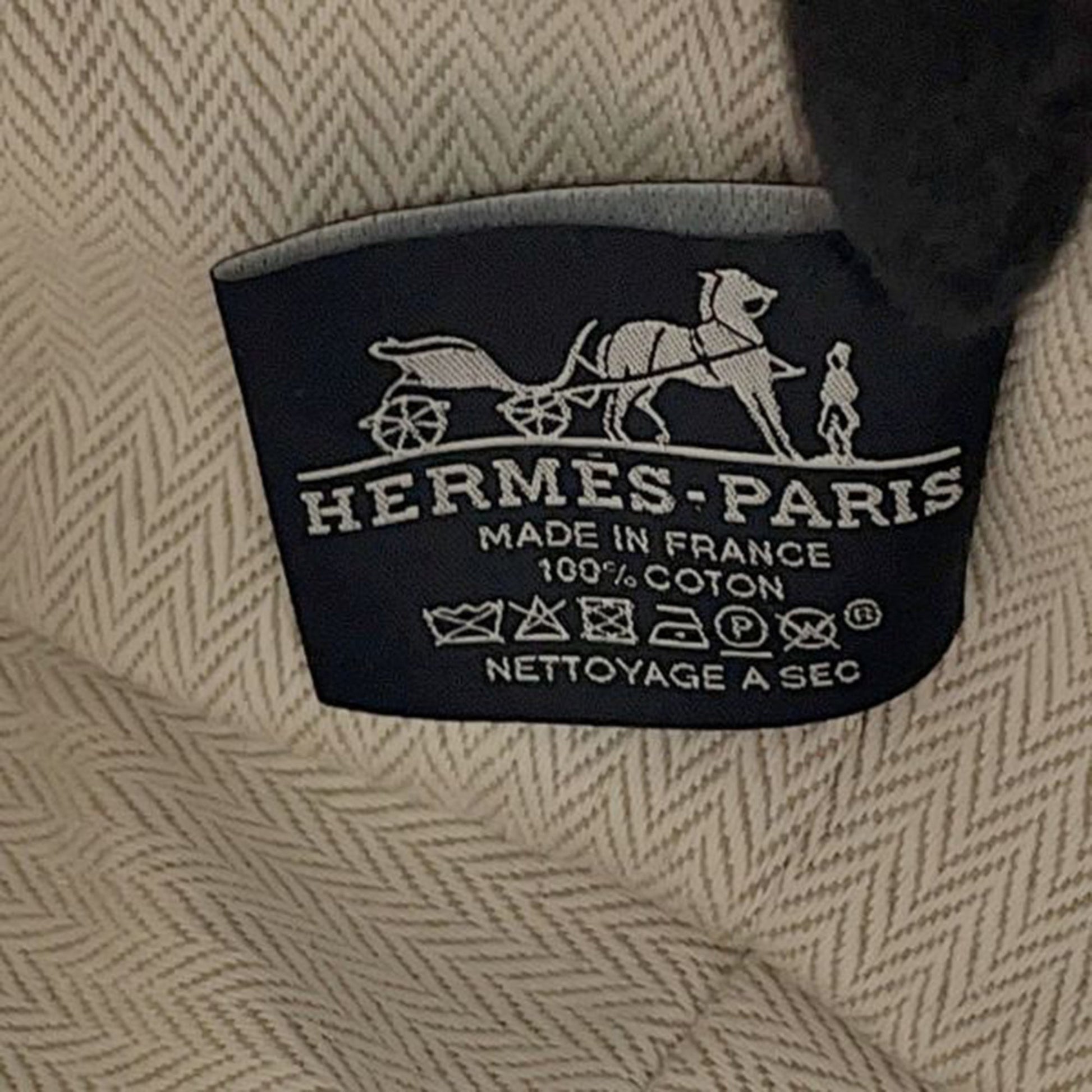 Hermès Small Toile Bride A Brac H Pavillon Case