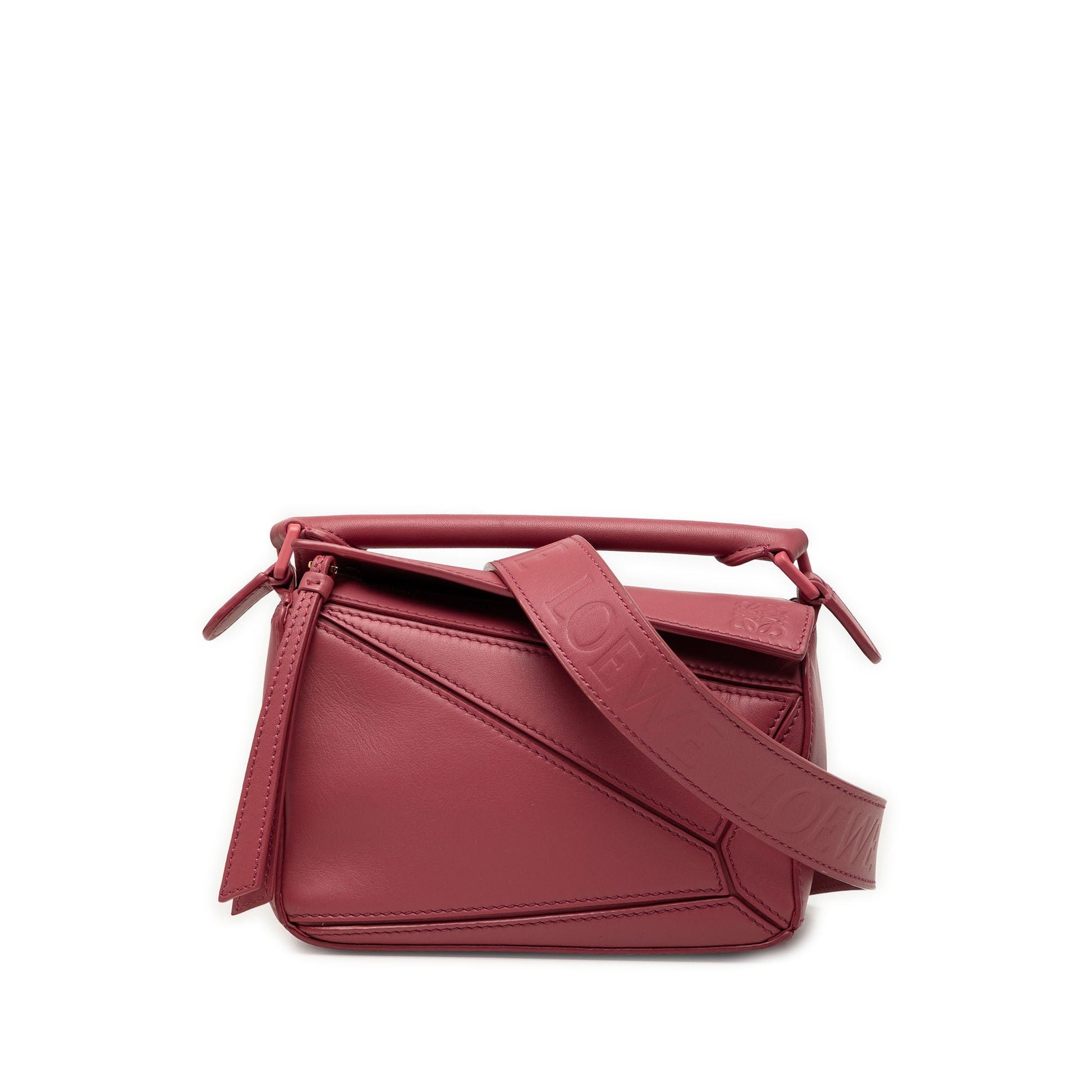 LOEWE Mini Calfskin Puzzle Satchel