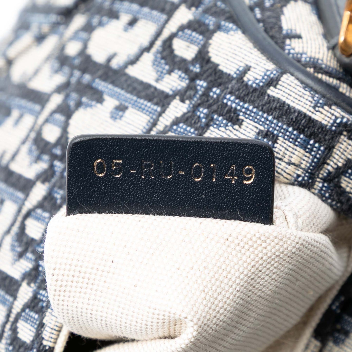 Dior Mini Oblique Canvas Saddle Bag