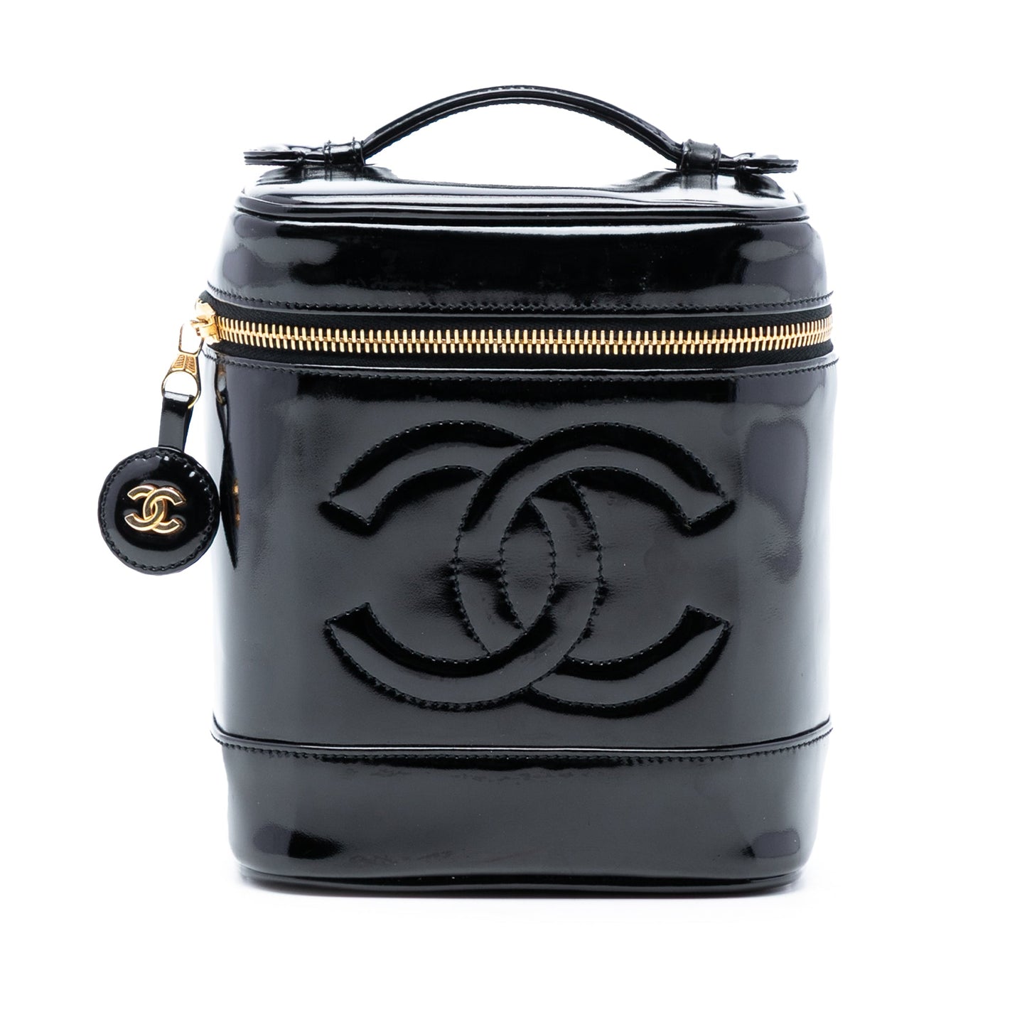 Chanel CC Patent Vanity Bag