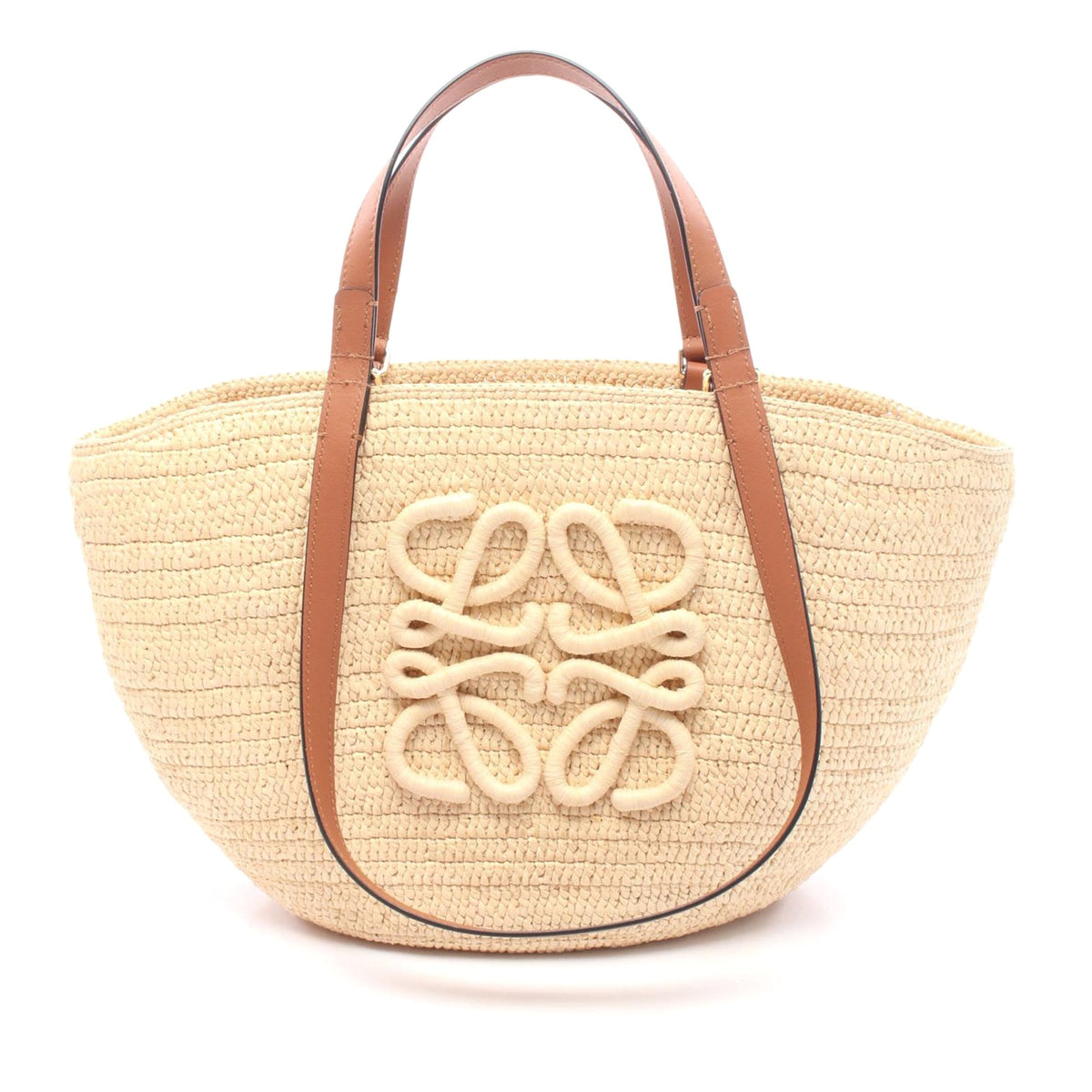 LOEWE Medium Raffia Eclipse Basket Tote