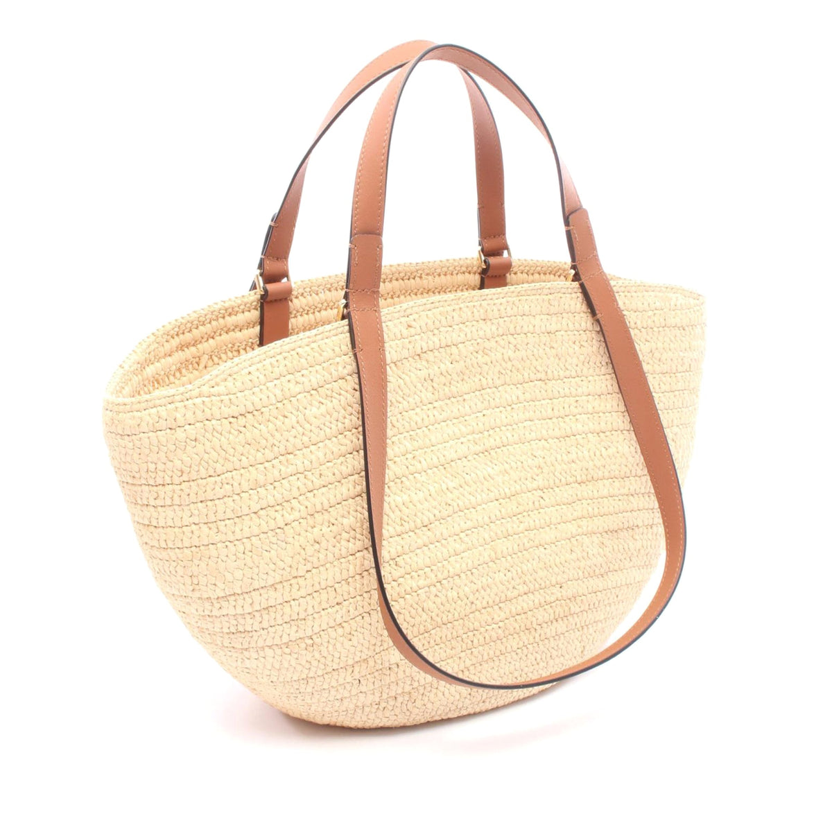 LOEWE Medium Raffia Eclipse Basket Tote