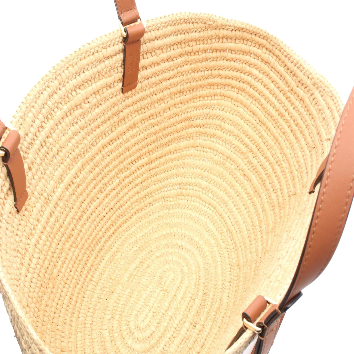 LOEWE Medium Raffia Eclipse Basket Tote