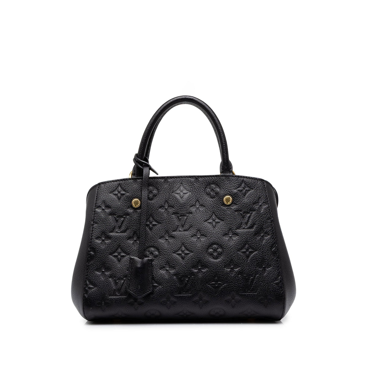 Louis Vuitton Monogram Empreinte Montaigne BB — Black