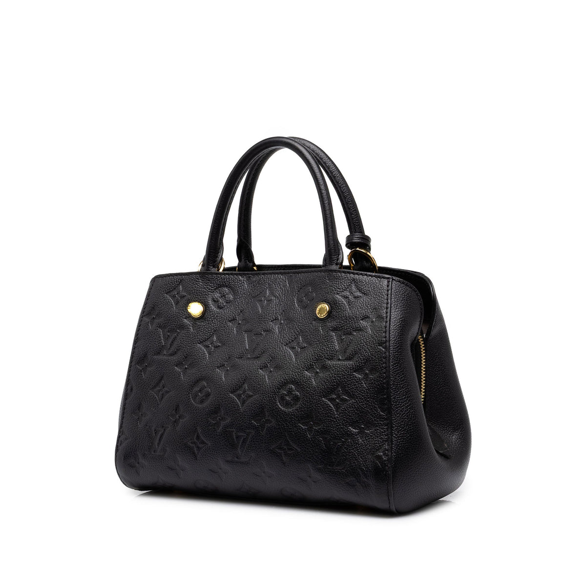 Louis Vuitton Monogram Empreinte Montaigne BB — Black