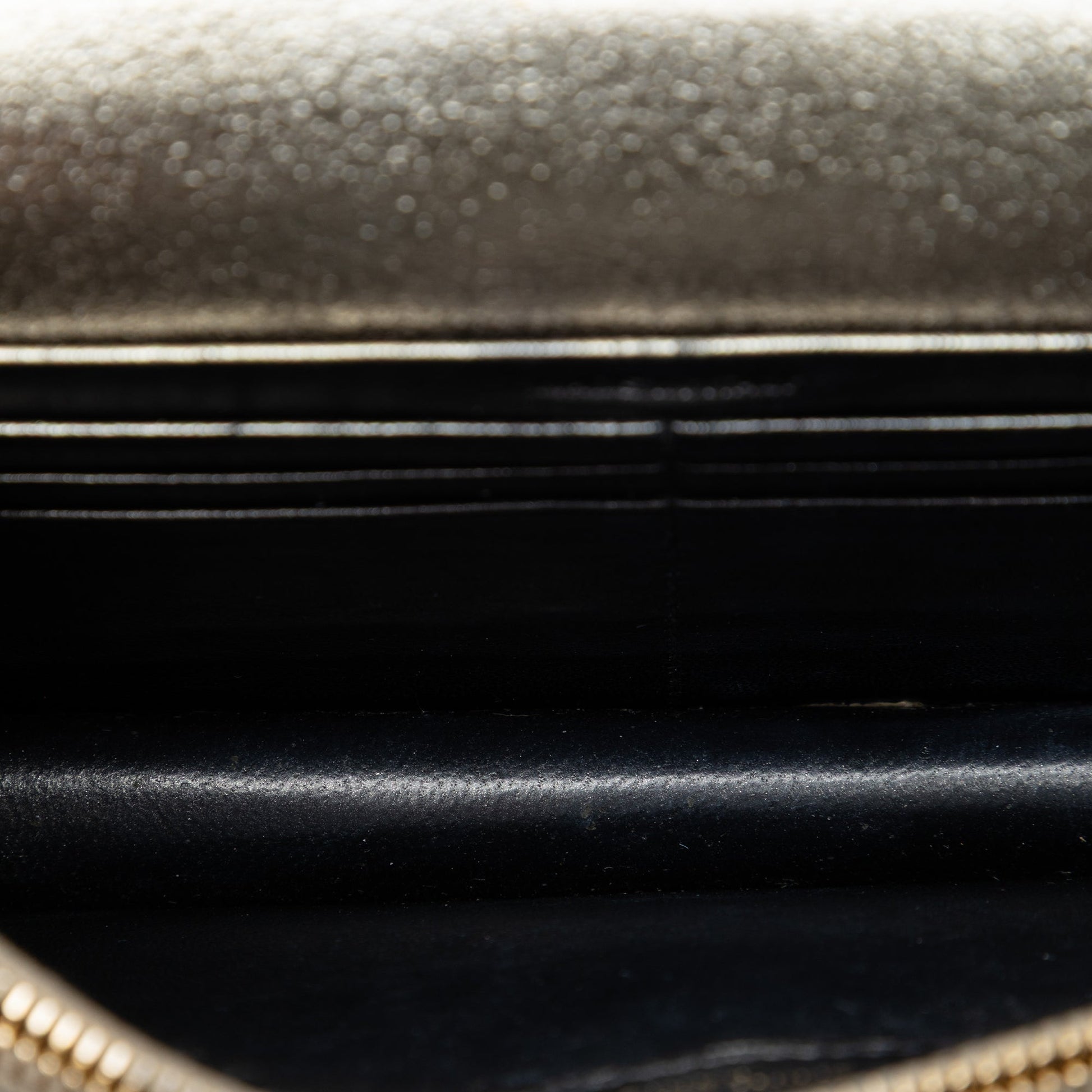 Saint Laurent Small Metallic Kate Tassel Wallet On Chain