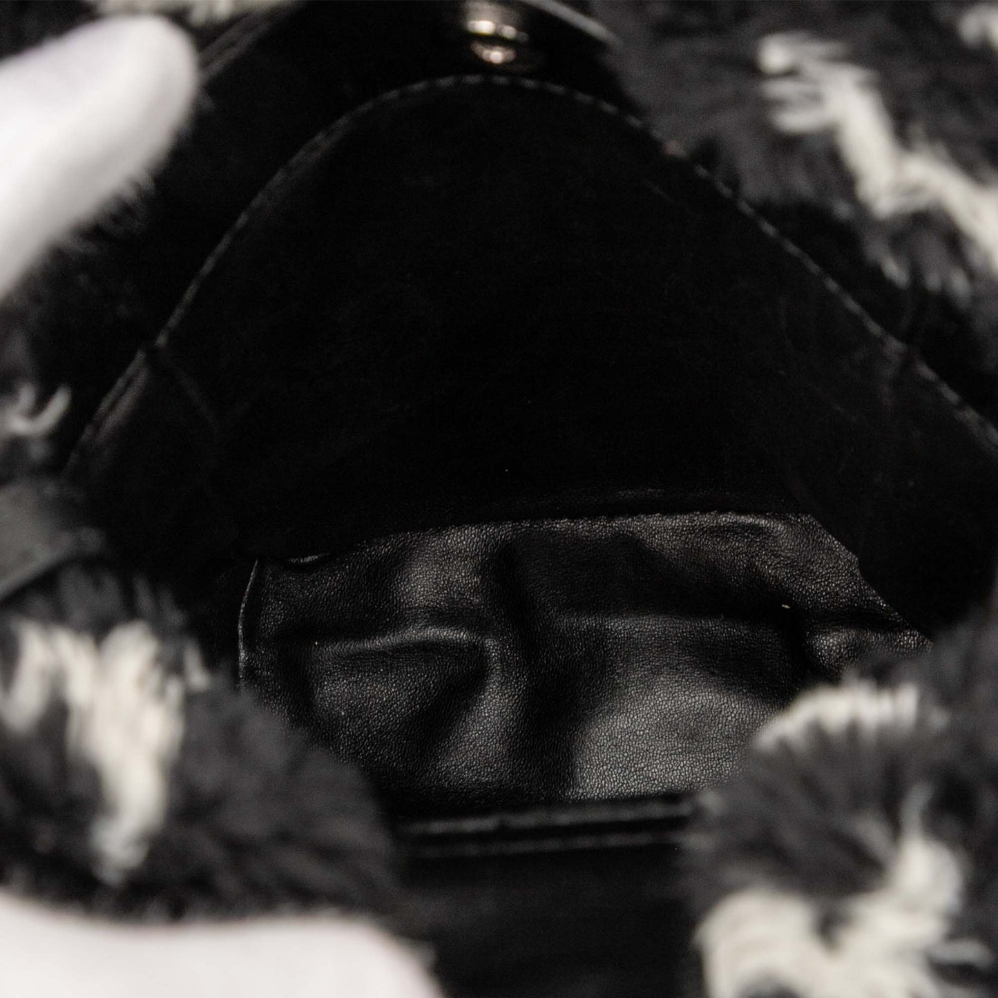 Balenciaga Faux Fur Logo Everyday Phone Holder