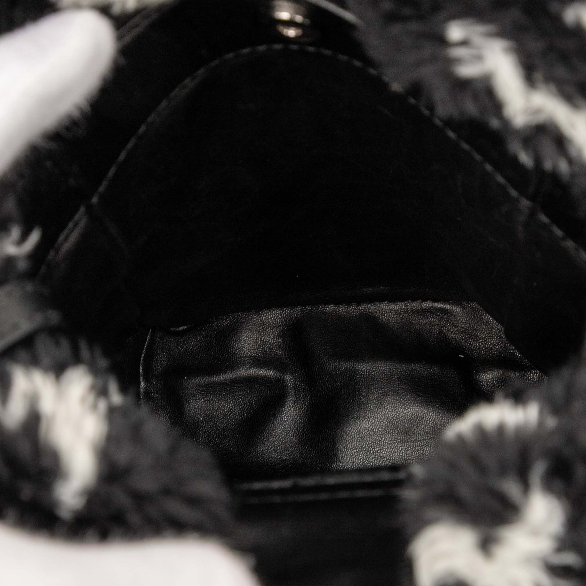Balenciaga Faux Fur Logo Everyday Phone Holder
