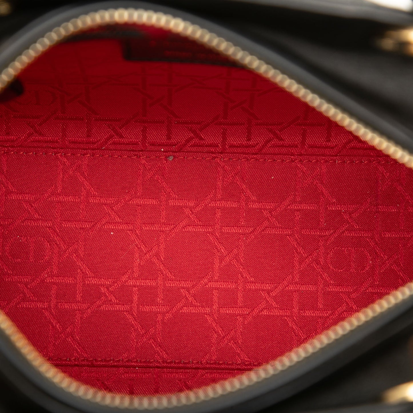 Dior Medium Lambskin Cannage Lady Dior