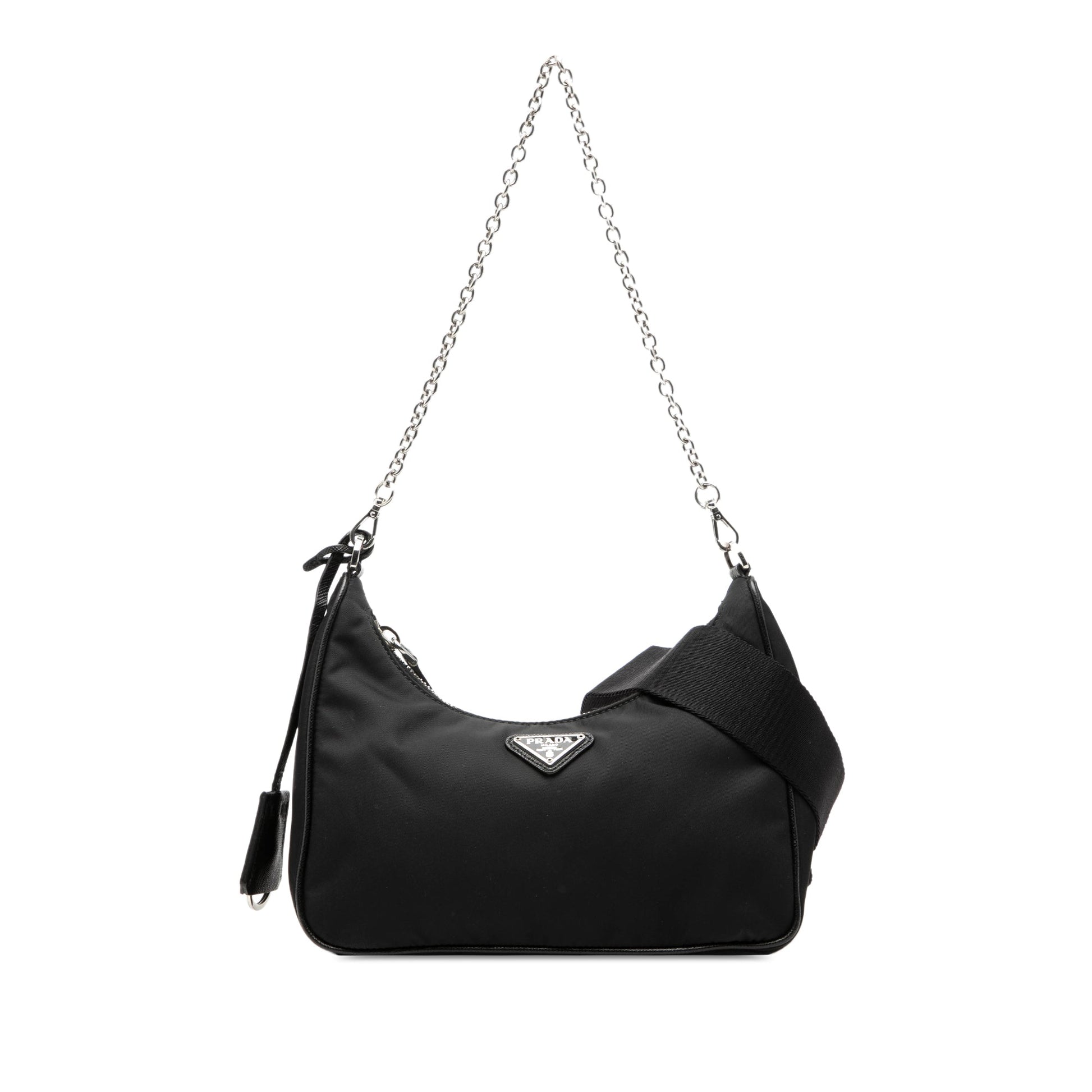 Prada Saffiano Trimmed Re Nylon Re Edition 2005 Satchel