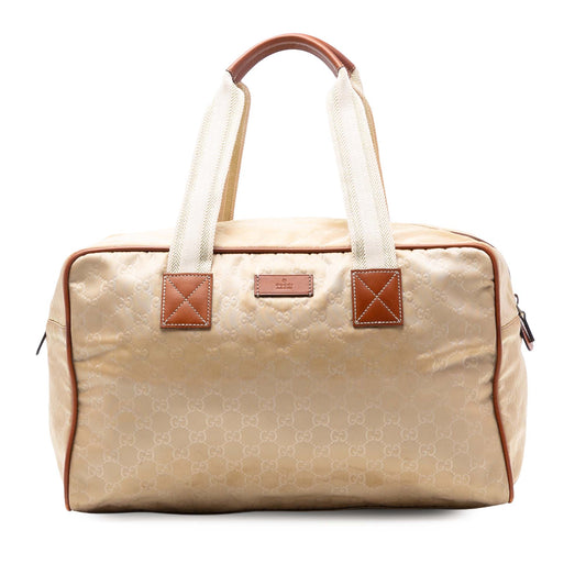 Gucci GG Nylon Web Travel Bag