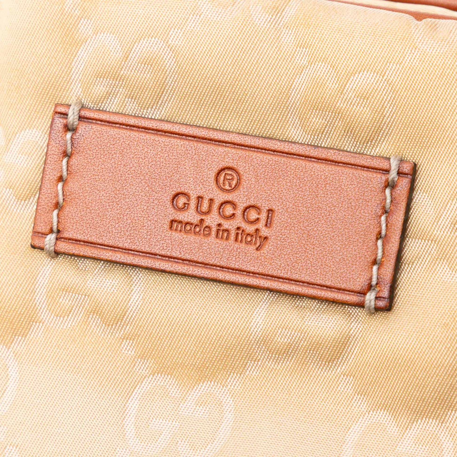 Gucci GG Nylon Web Travel Bag