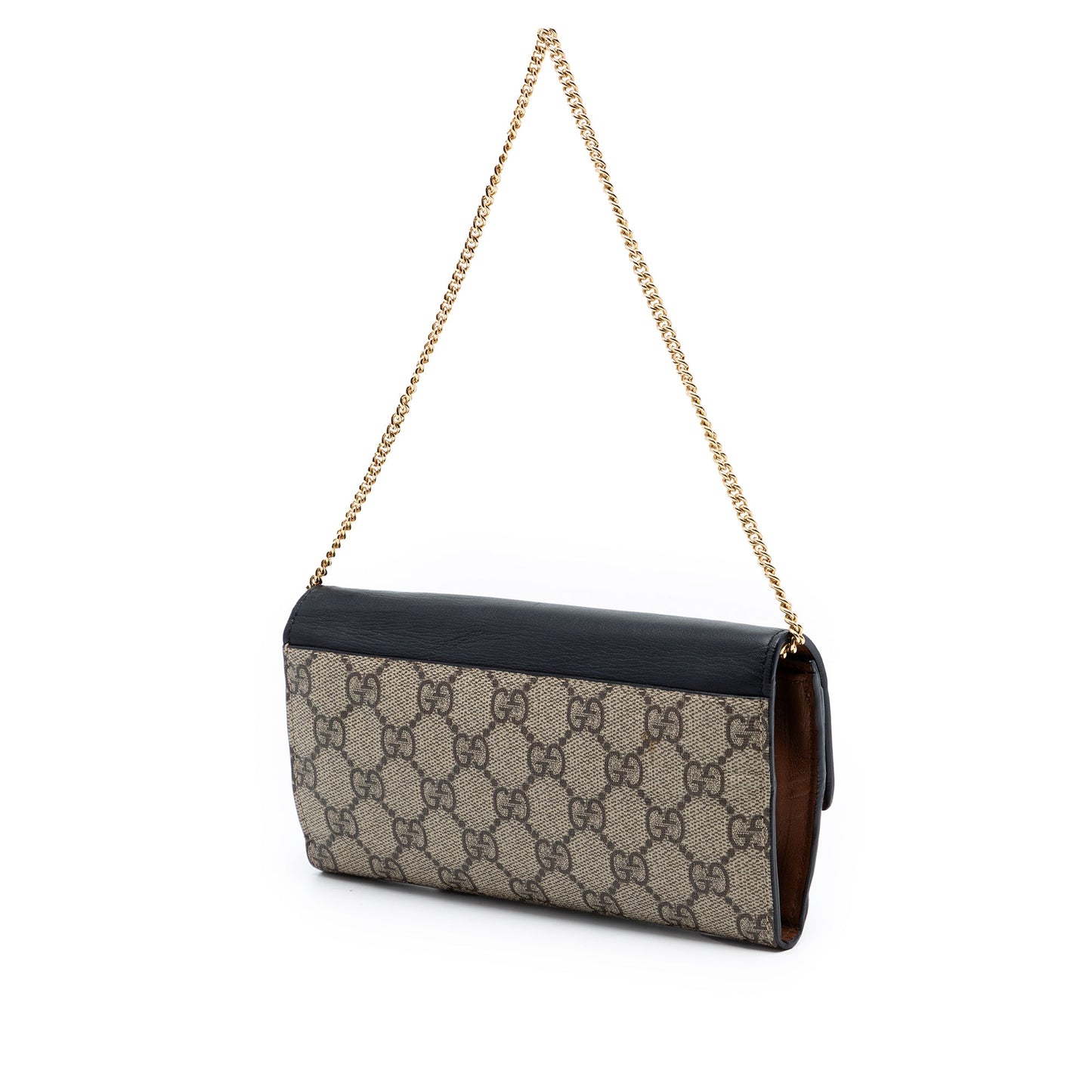 Gucci GG Supreme Padlock Wallet On Chain