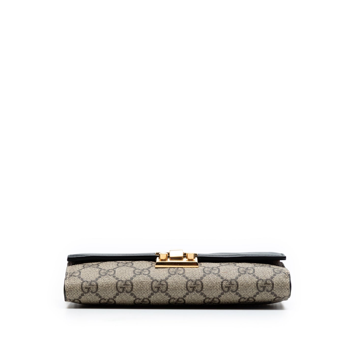 Gucci GG Supreme Padlock Wallet On Chain
