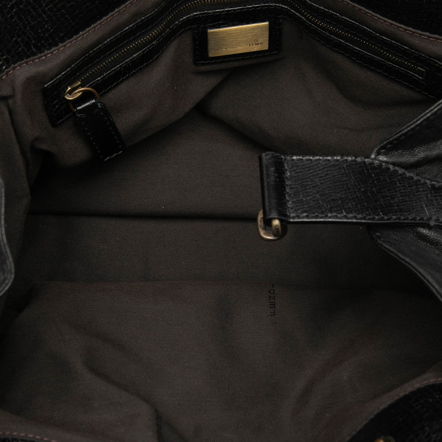 Fendi Leather Etniko Du Jour Handbag
