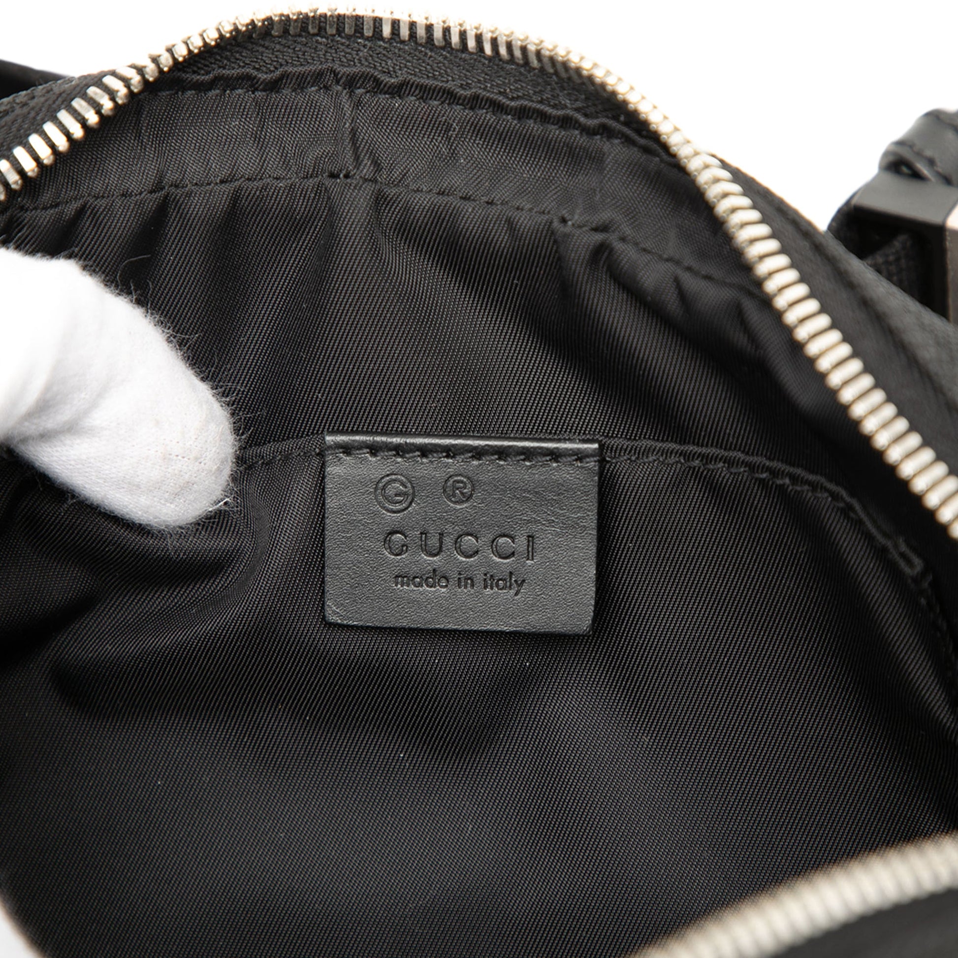 Gucci Canvas Techno Web Belt Bag