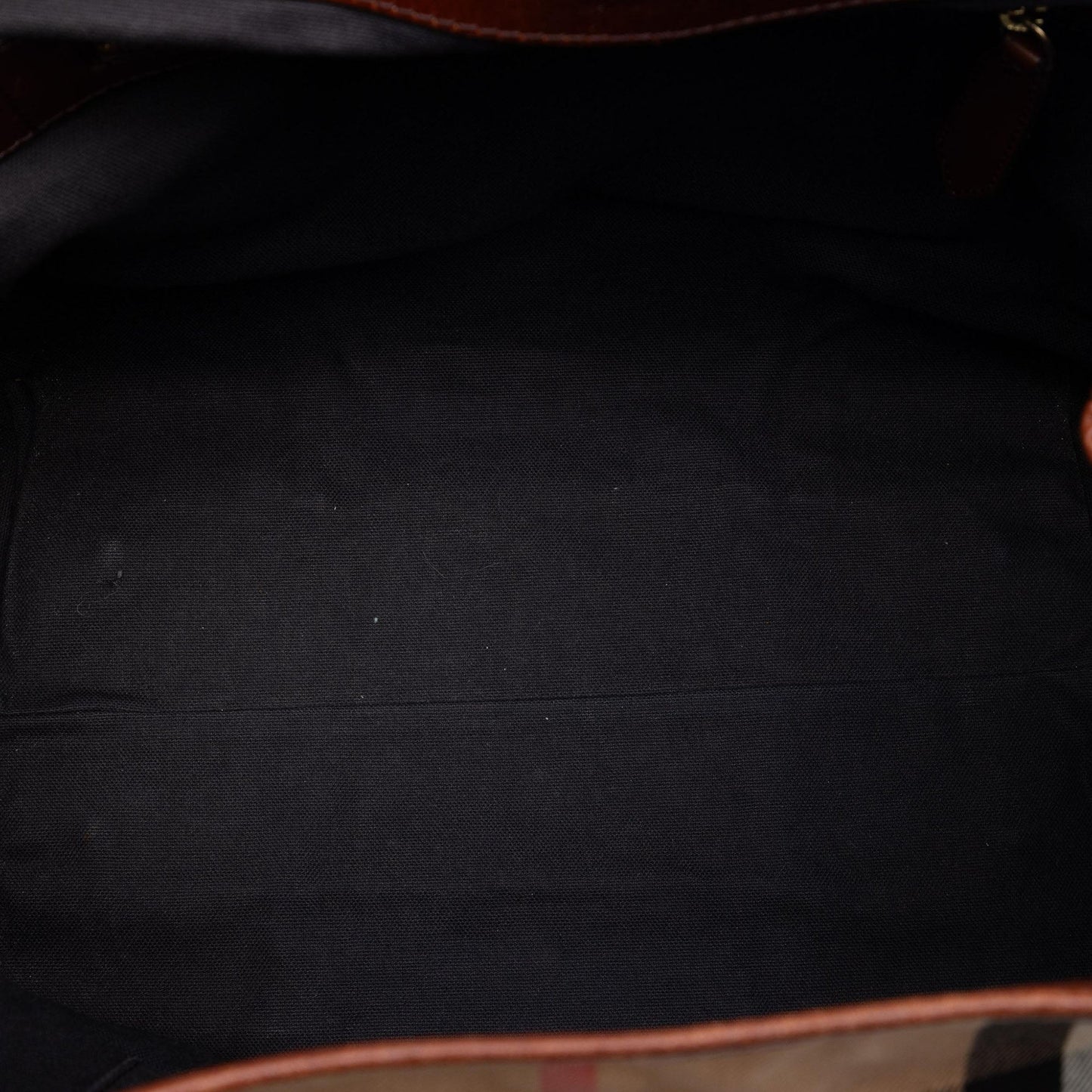 Burberry Small House Check Canvas Bridle Canterbury Tote