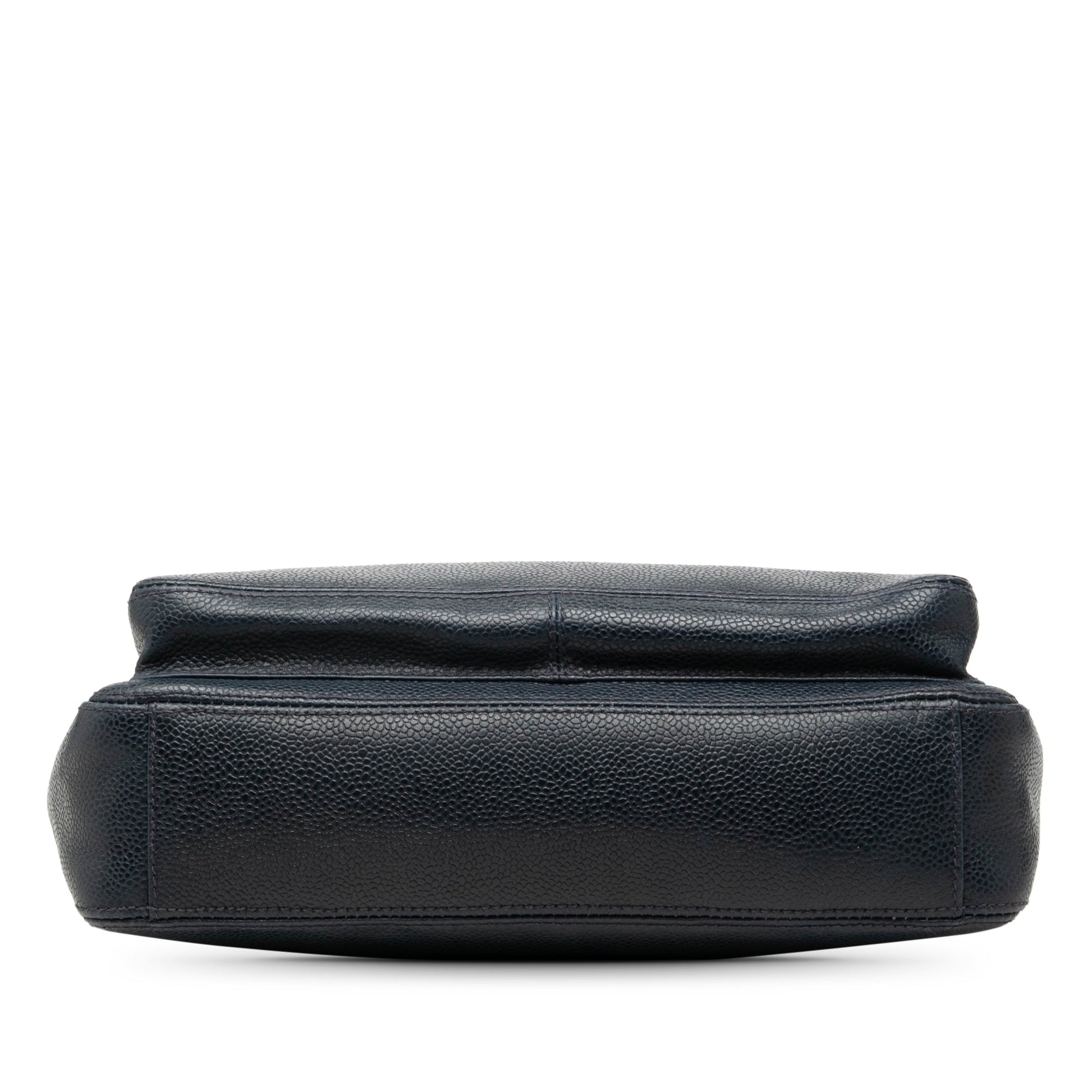 Chanel CC Caviar Front Pocket Shoulder Bag