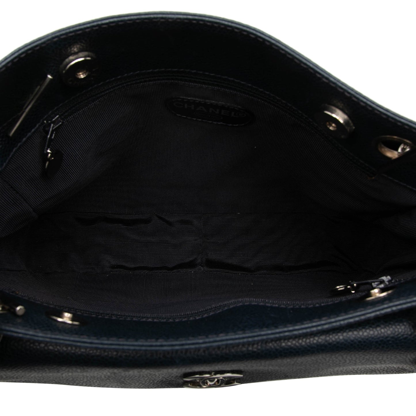 Chanel CC Caviar Front Pocket Shoulder Bag