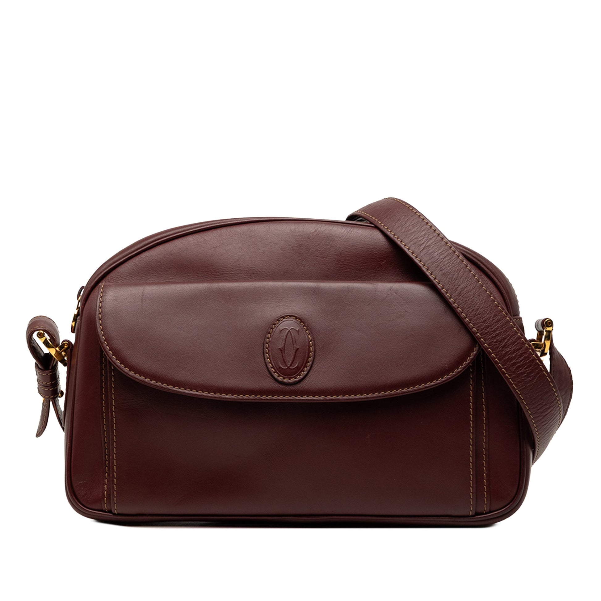 Cartier Leather Must De Cartier Crossbody