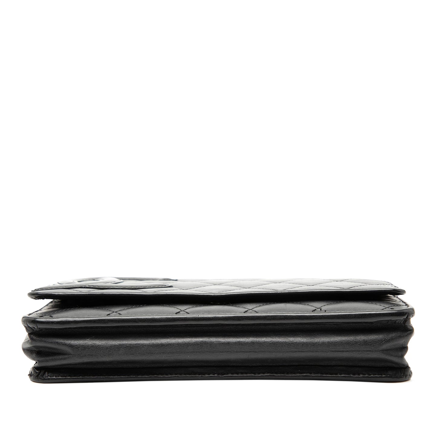 Chanel Quilted Lambskin Cambon Ligne Wallet On Chain