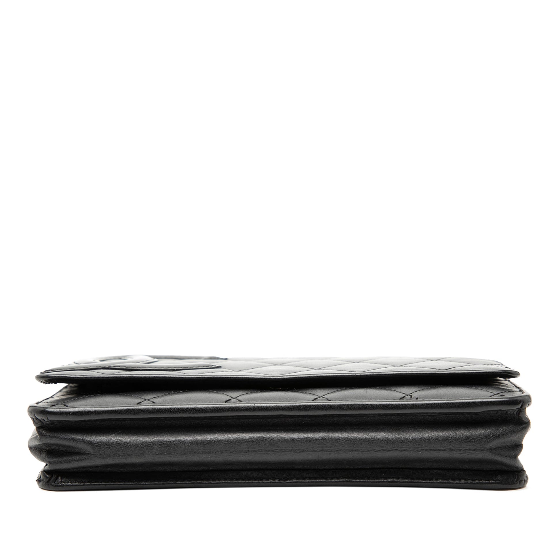 Chanel Quilted Lambskin Cambon Ligne Wallet On Chain