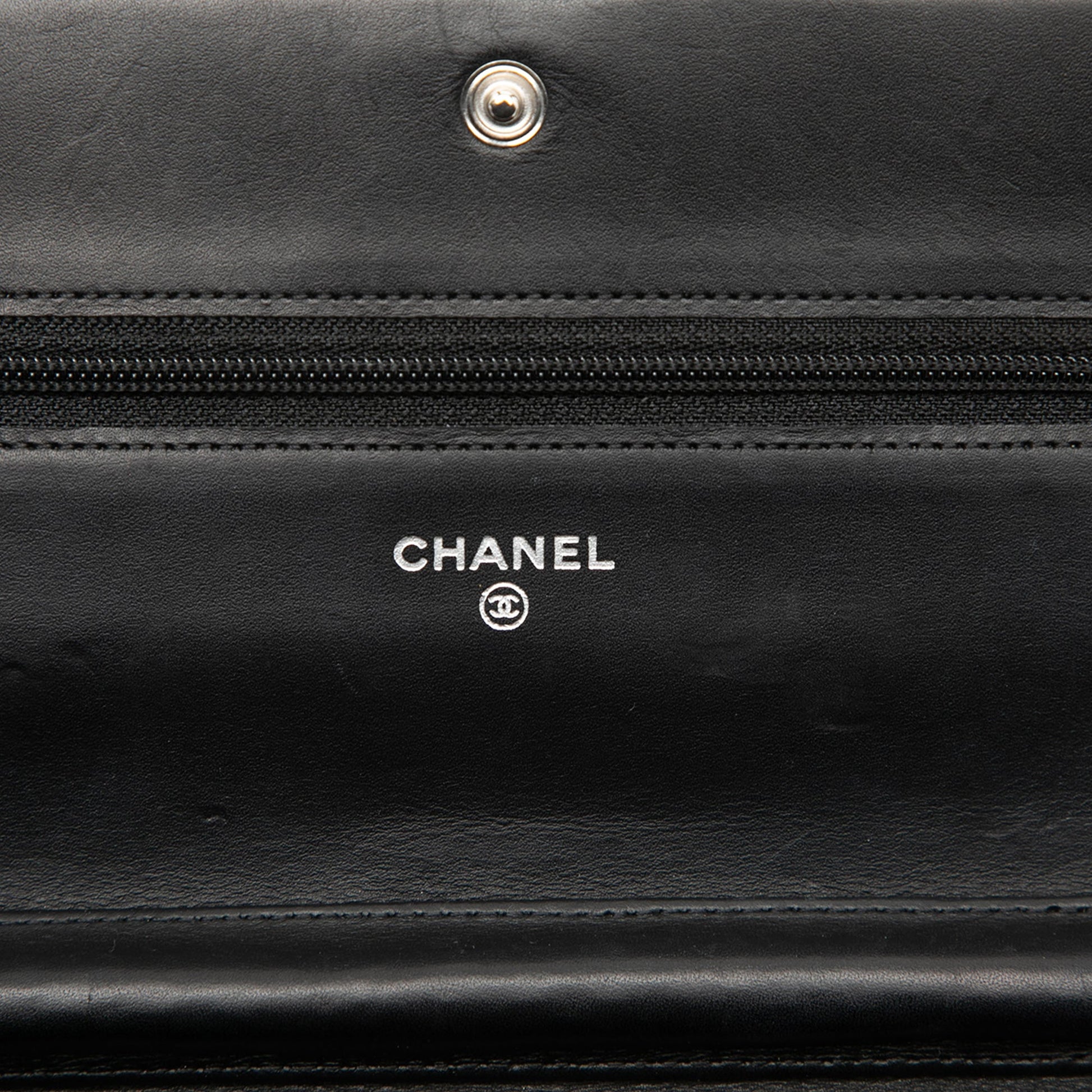 Chanel Quilted Lambskin Cambon Ligne Wallet On Chain