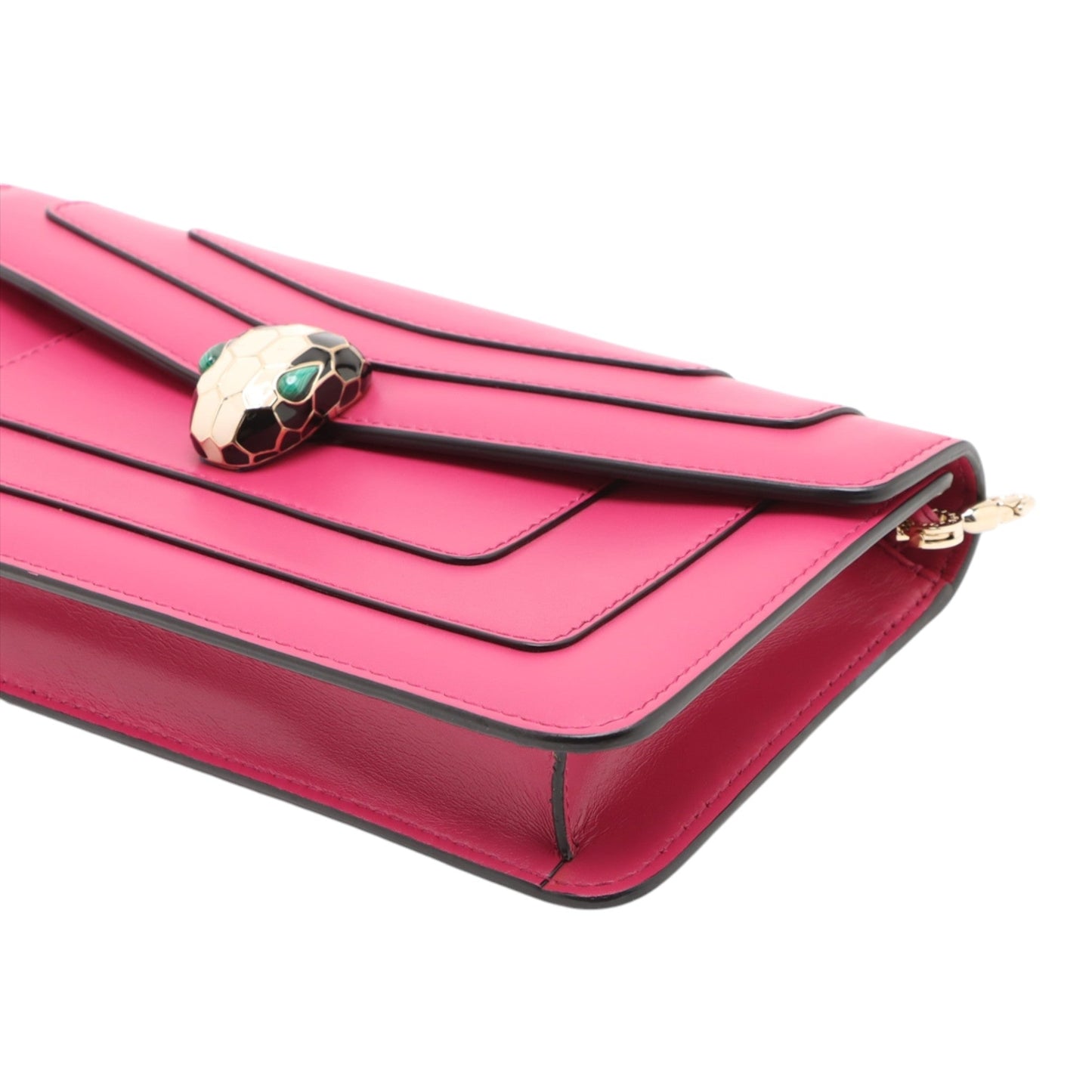 Bvlgari Leather Serpenti Forever Chain Crossbody