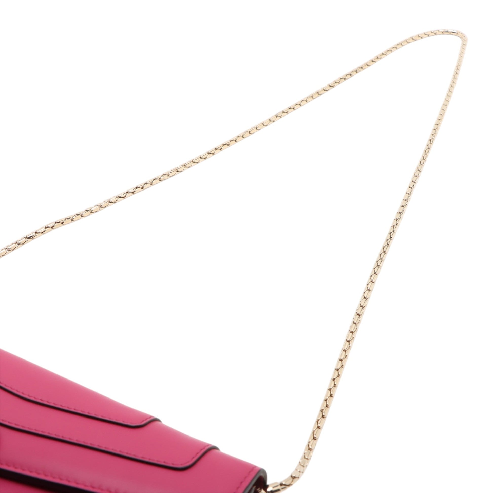 Bvlgari Leather Serpenti Forever Chain Crossbody