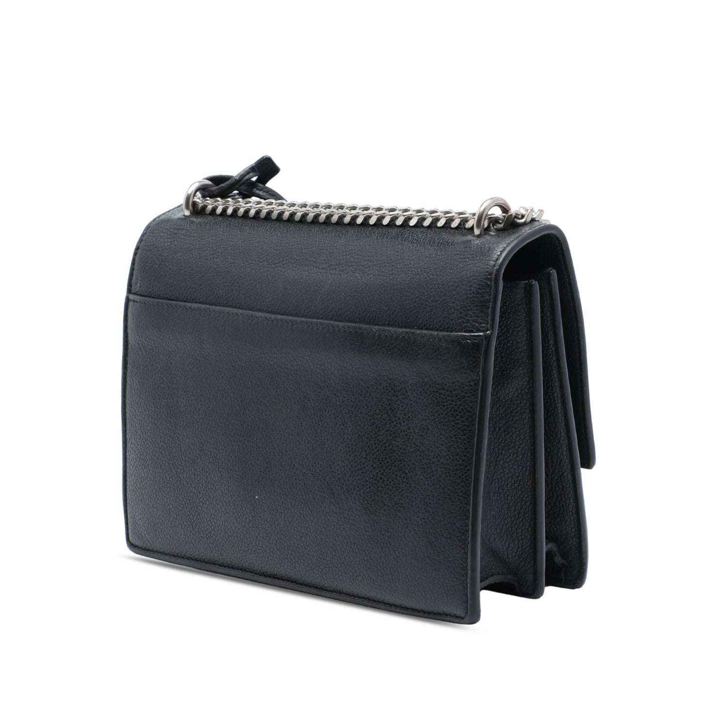 Saint Laurent Medium Grained Calfskin Monogram Sunset Crossbody