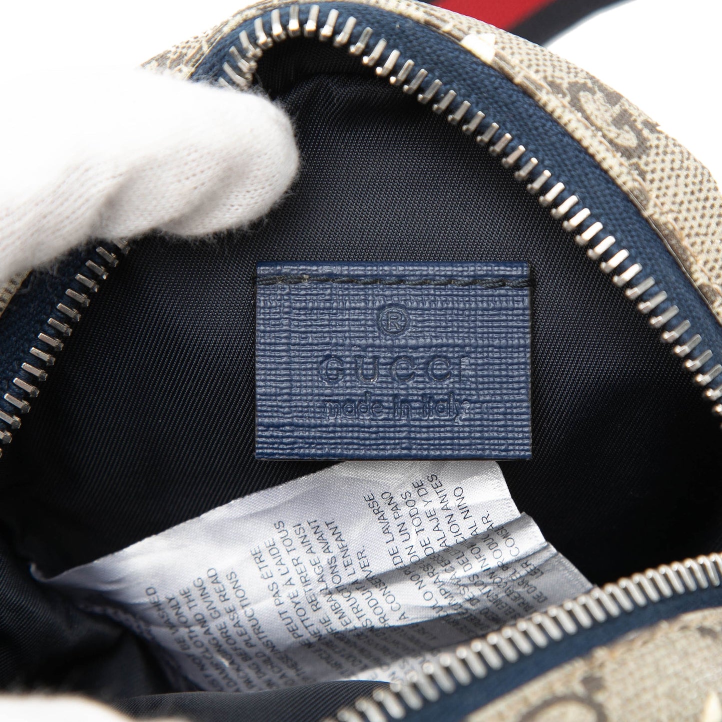 Gucci Kids GG Supreme Stars Web Belt Bag