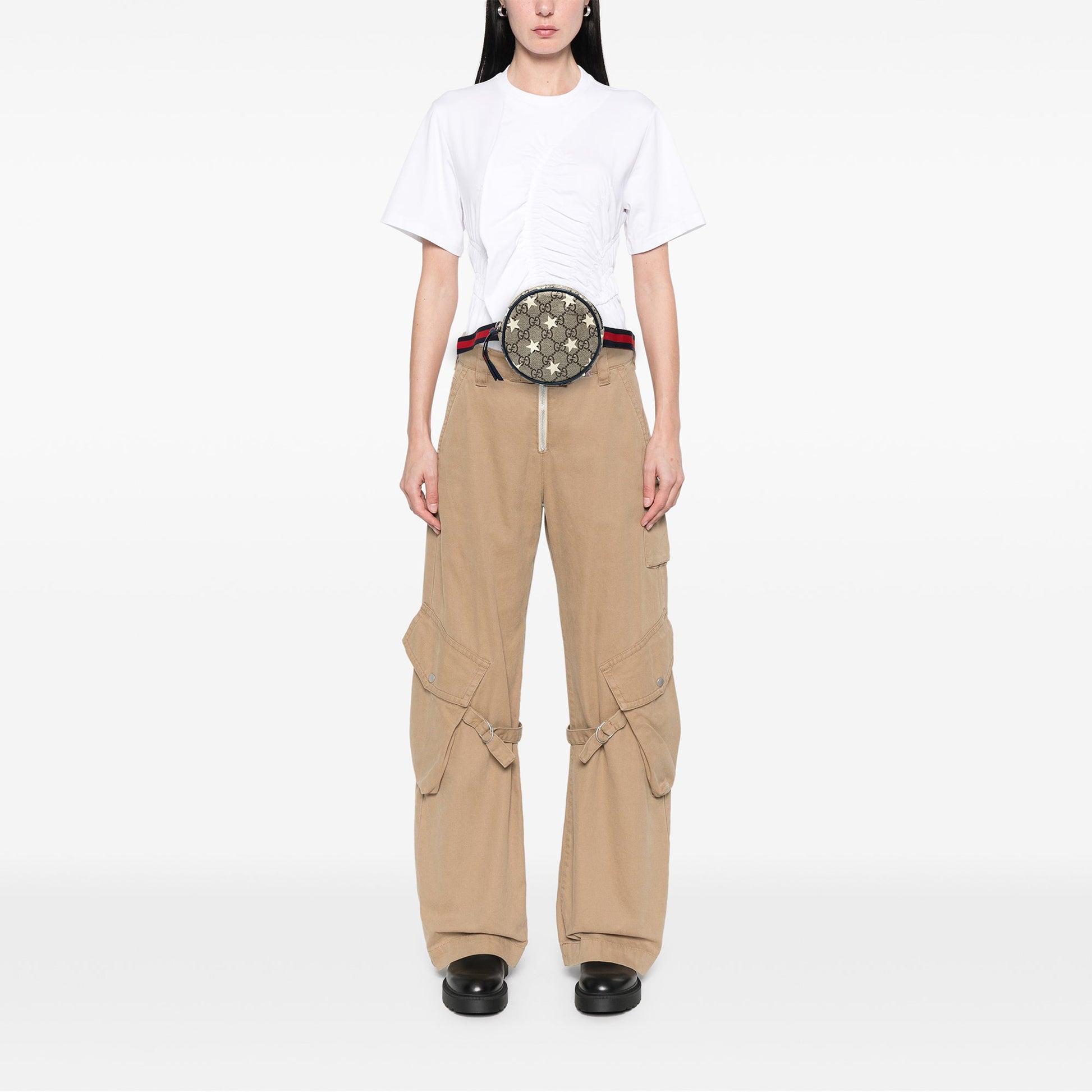 Gucci Kids GG Supreme Stars Web Belt Bag
