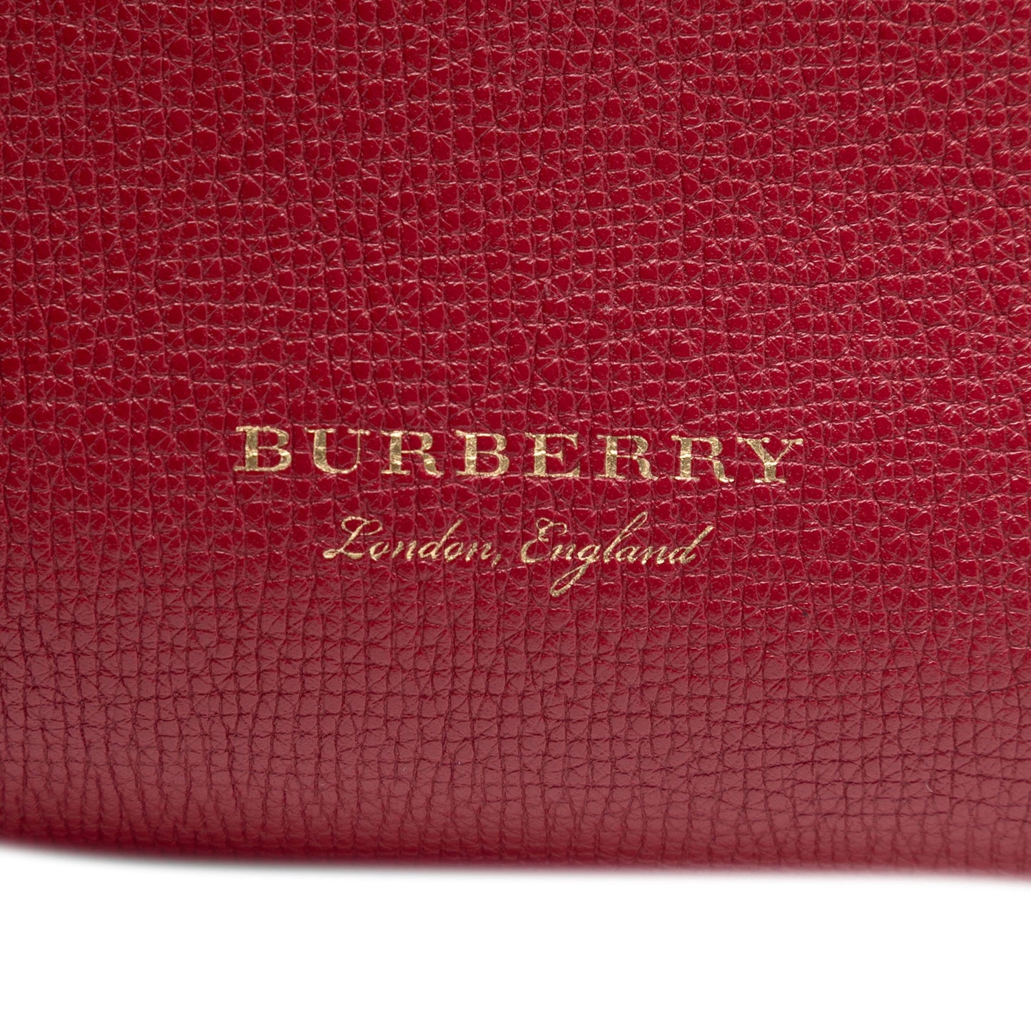 Burberry Medium Leather and House Check Banner Satchel