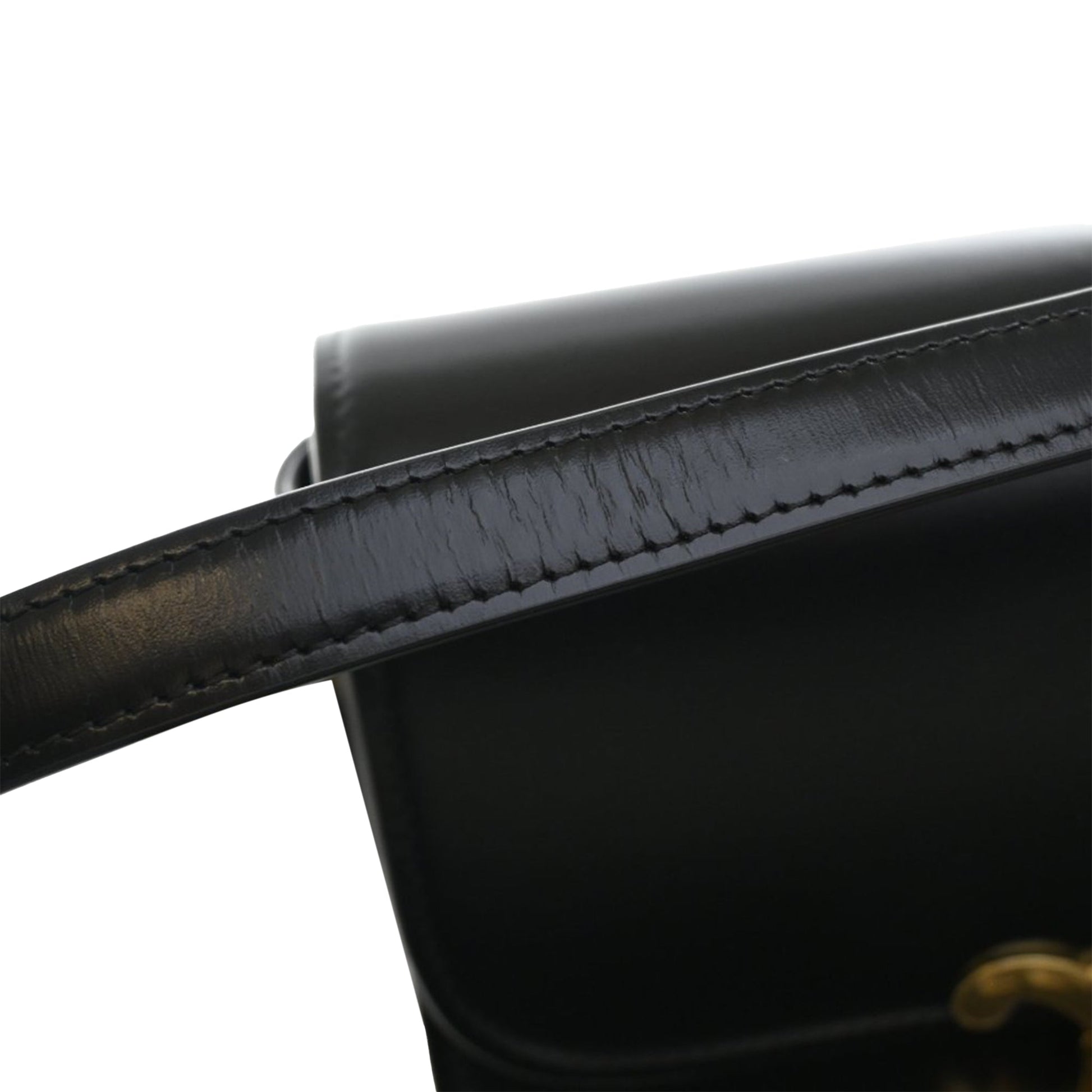 Celine Teen Shiny Calfskin Triomphe Crossbody