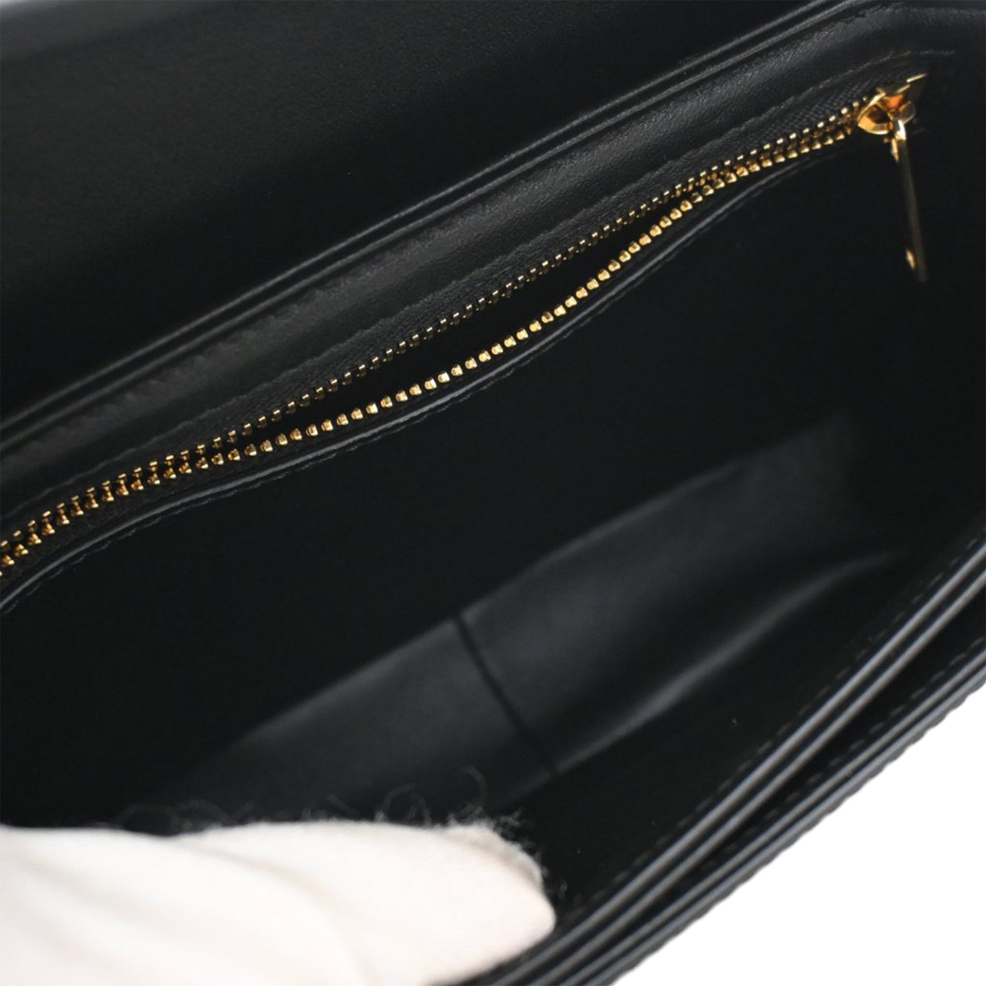 Celine Teen Shiny Calfskin Triomphe Crossbody