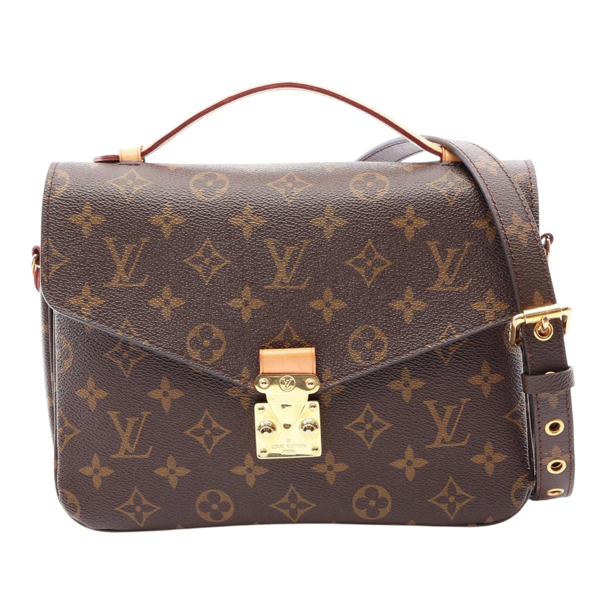 Louis Vuitton Monogram Pochette Metis — Brown