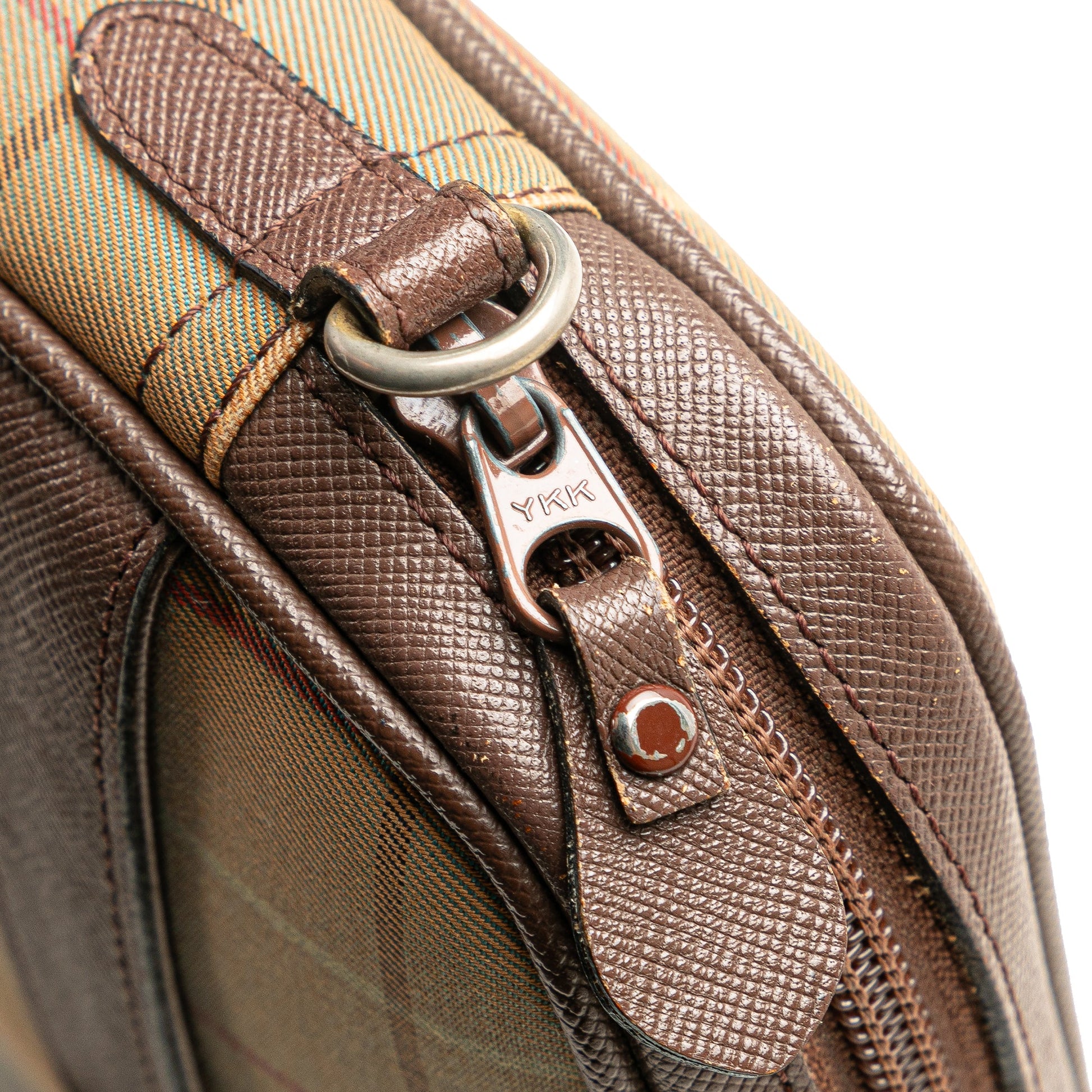 Burberry Vintage Check Canvas Crossbody