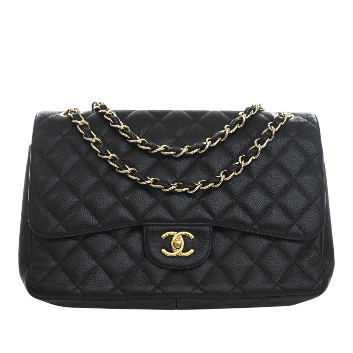 Chanel Jumbo Classic Caviar Double Flap