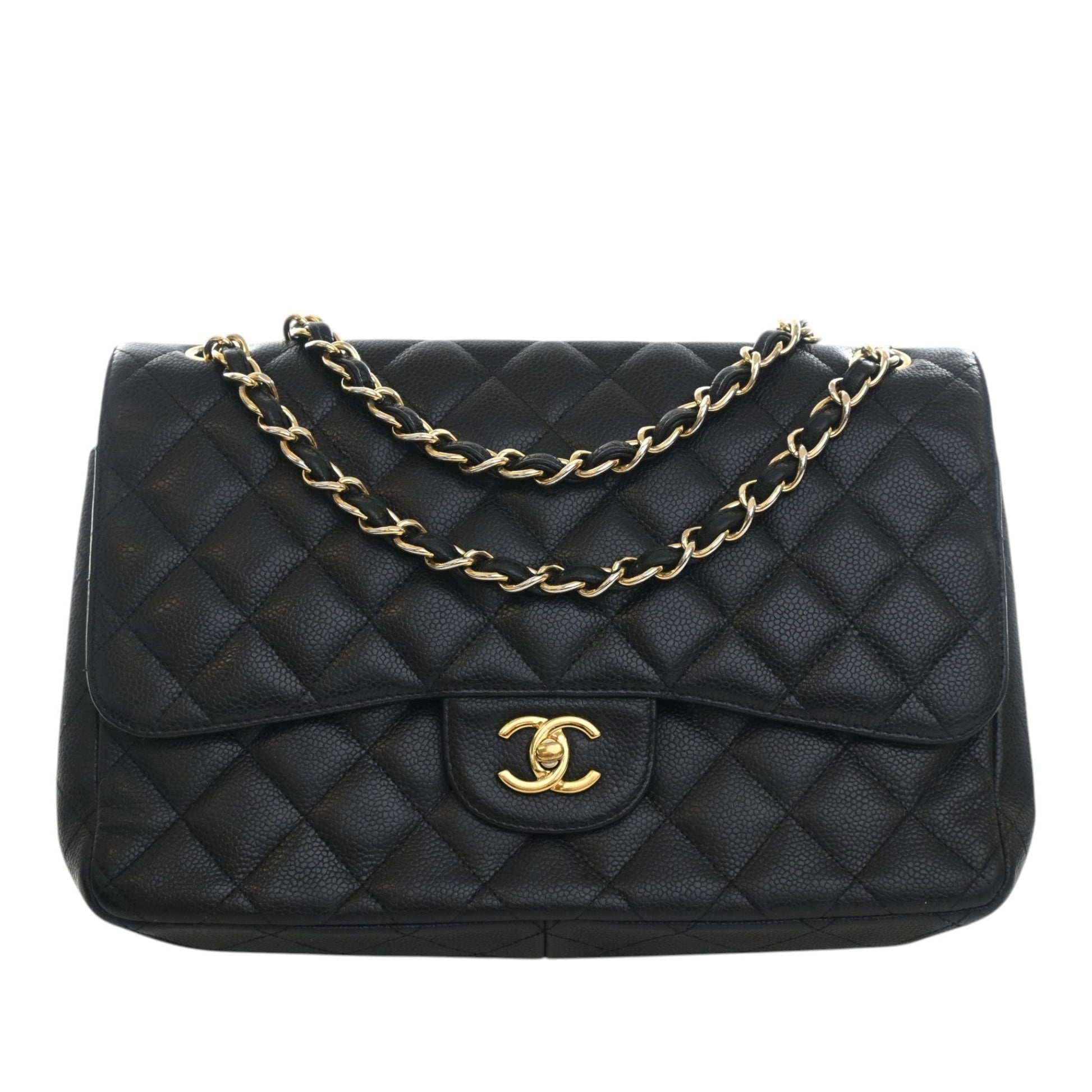 Chanel Jumbo Classic Caviar Double Flap