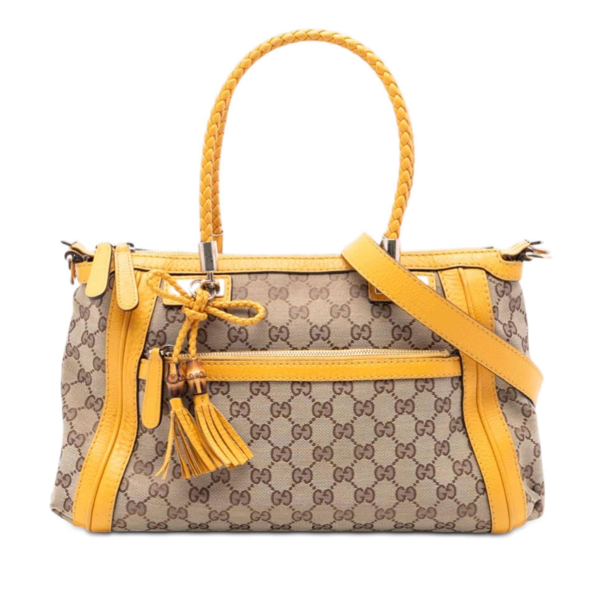 GG Canvas Bella Satchel