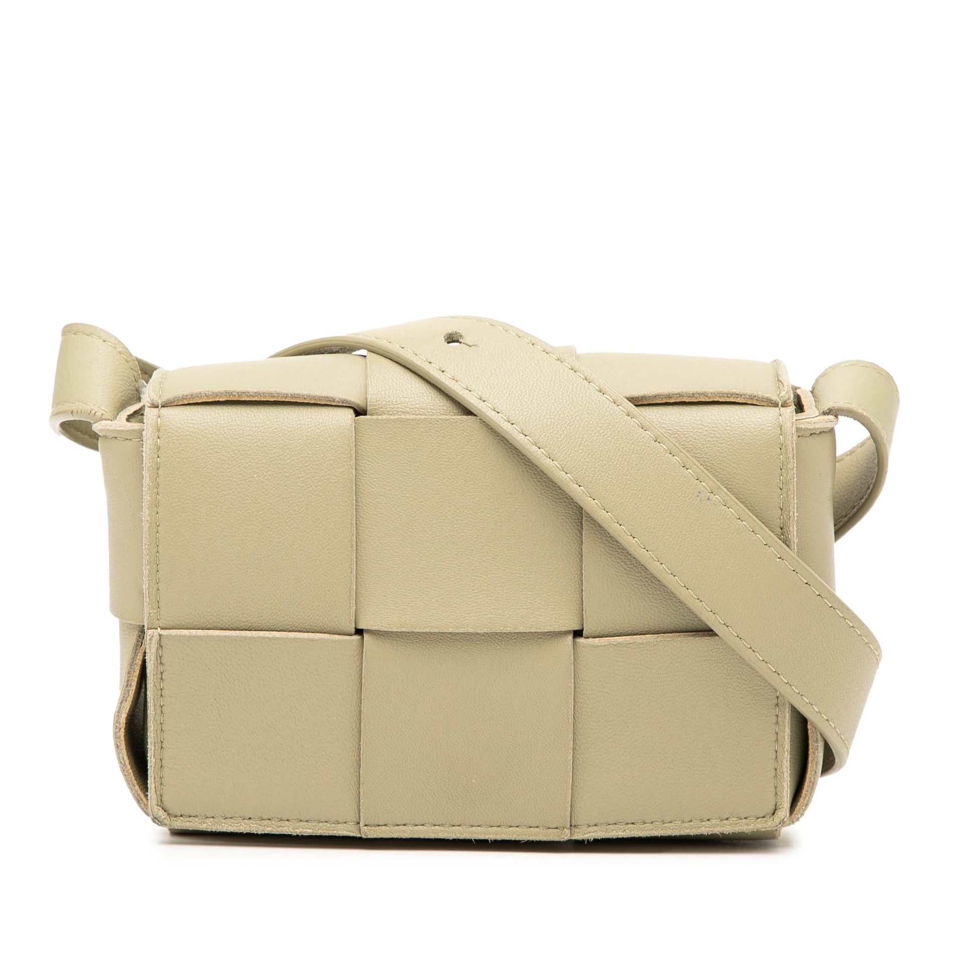 Bottega Veneta Candy Nappa Intrecciato Cassette Crossbody