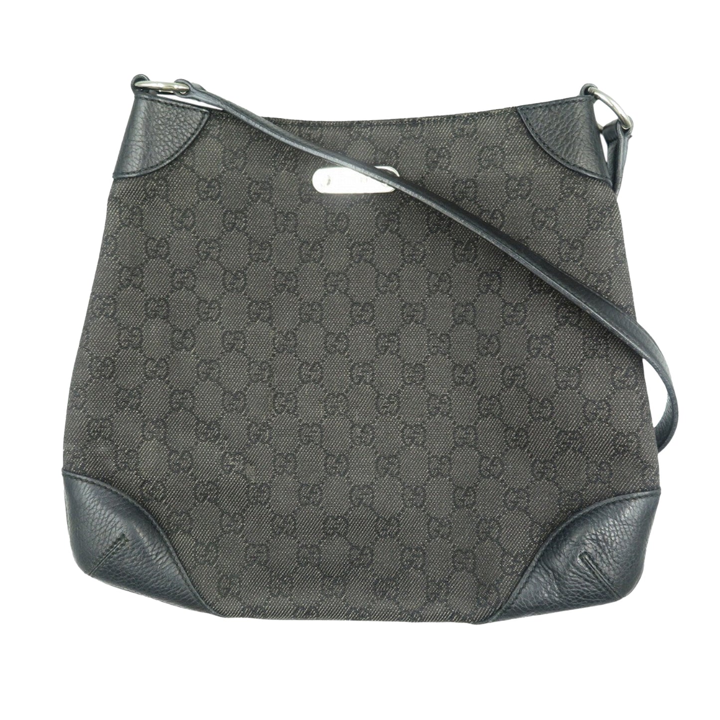 GG Denim Shoulder Bag