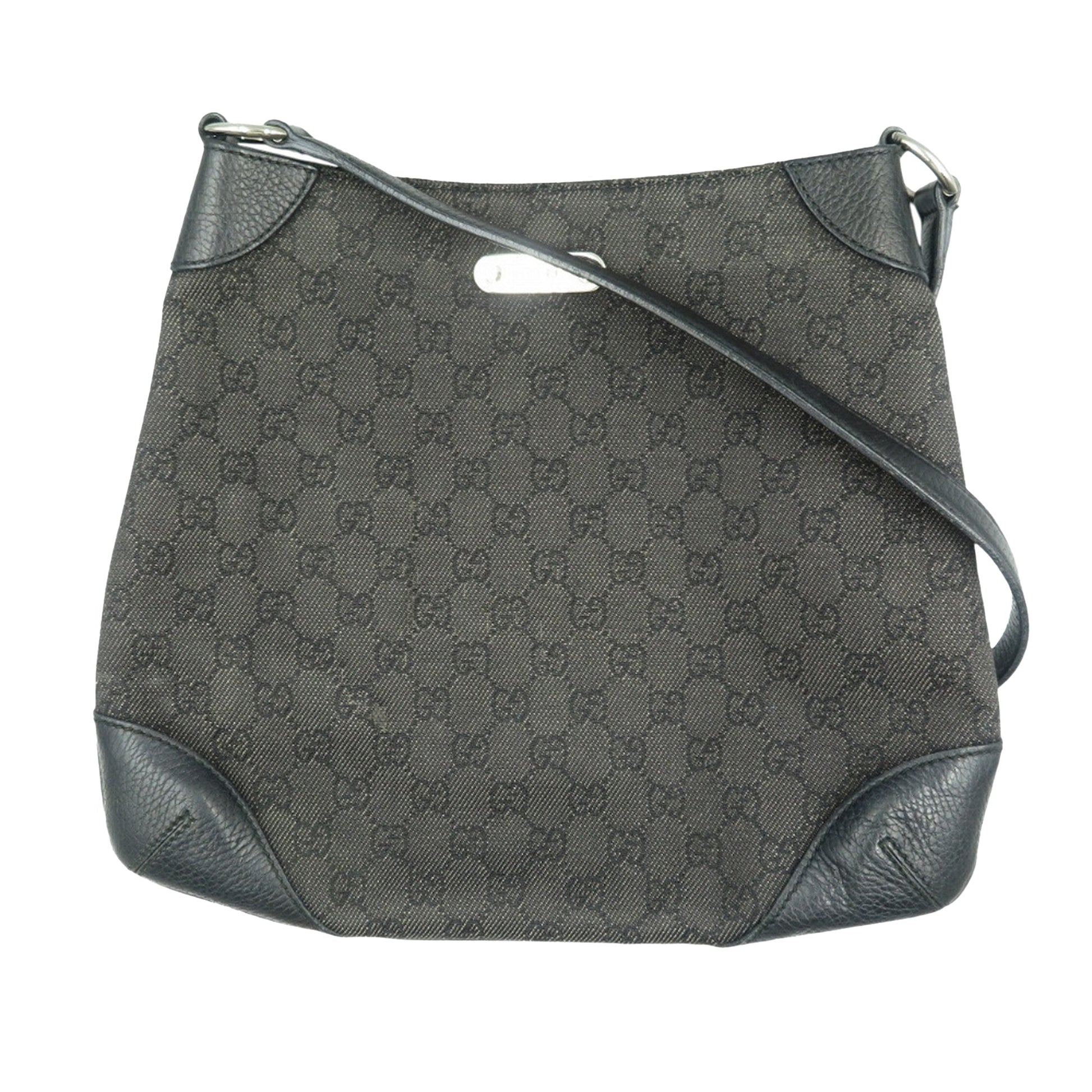 GG Denim Shoulder Bag