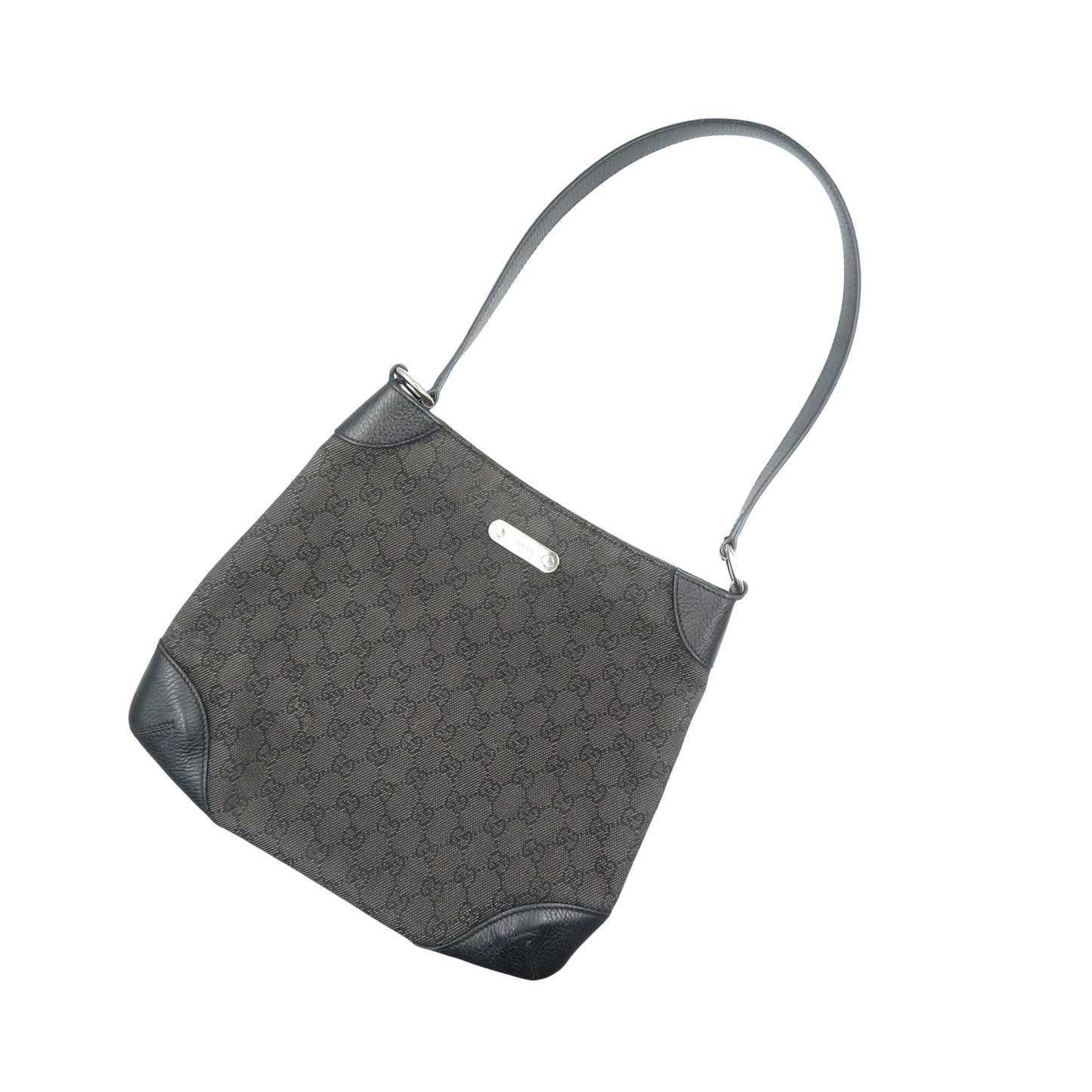 GG Denim Shoulder Bag