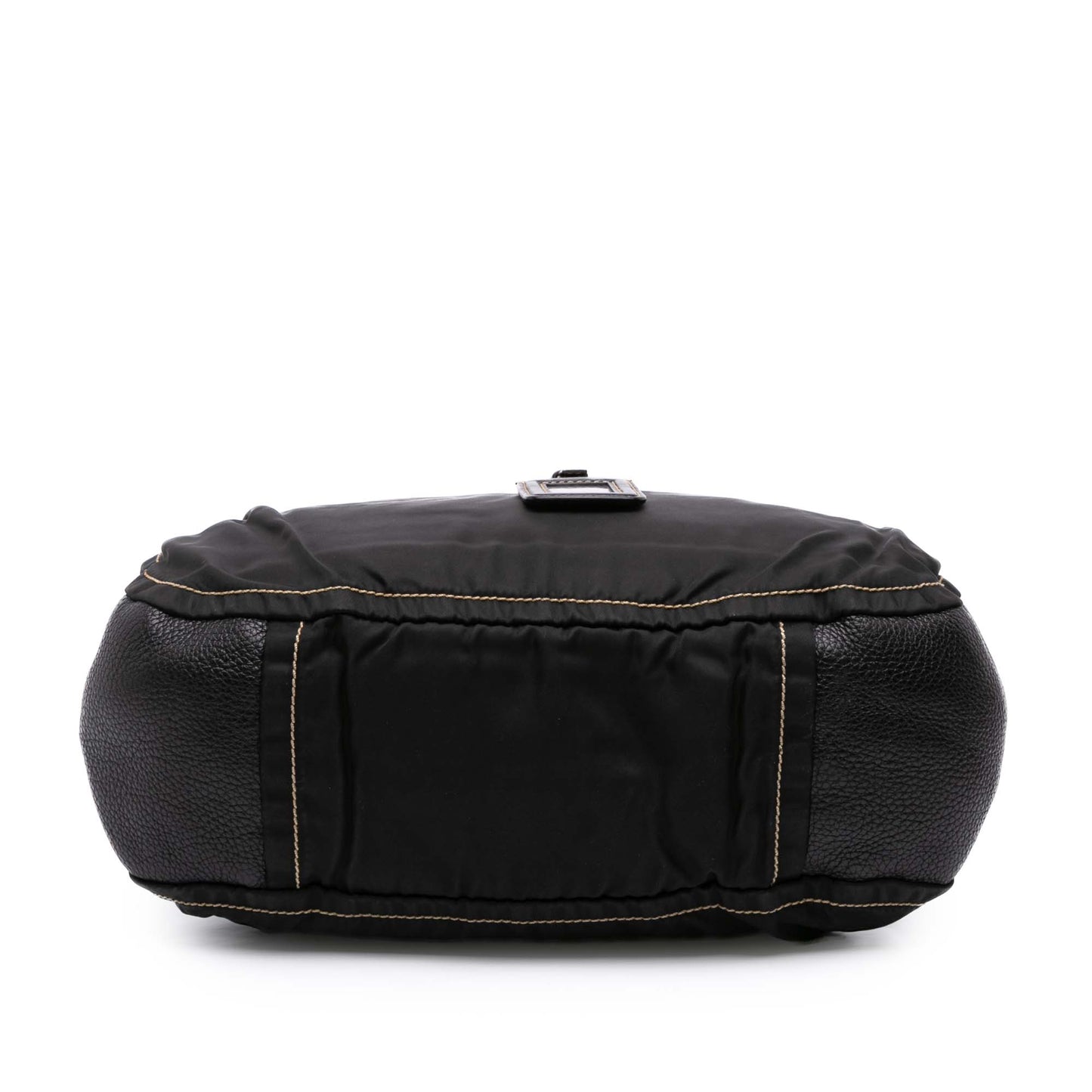Prada Leather and Tessuto Shoulder Bag