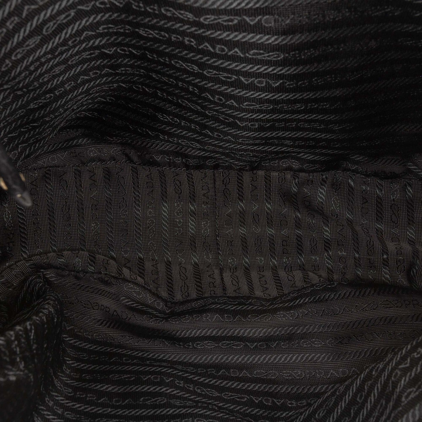 Prada Leather and Tessuto Shoulder Bag