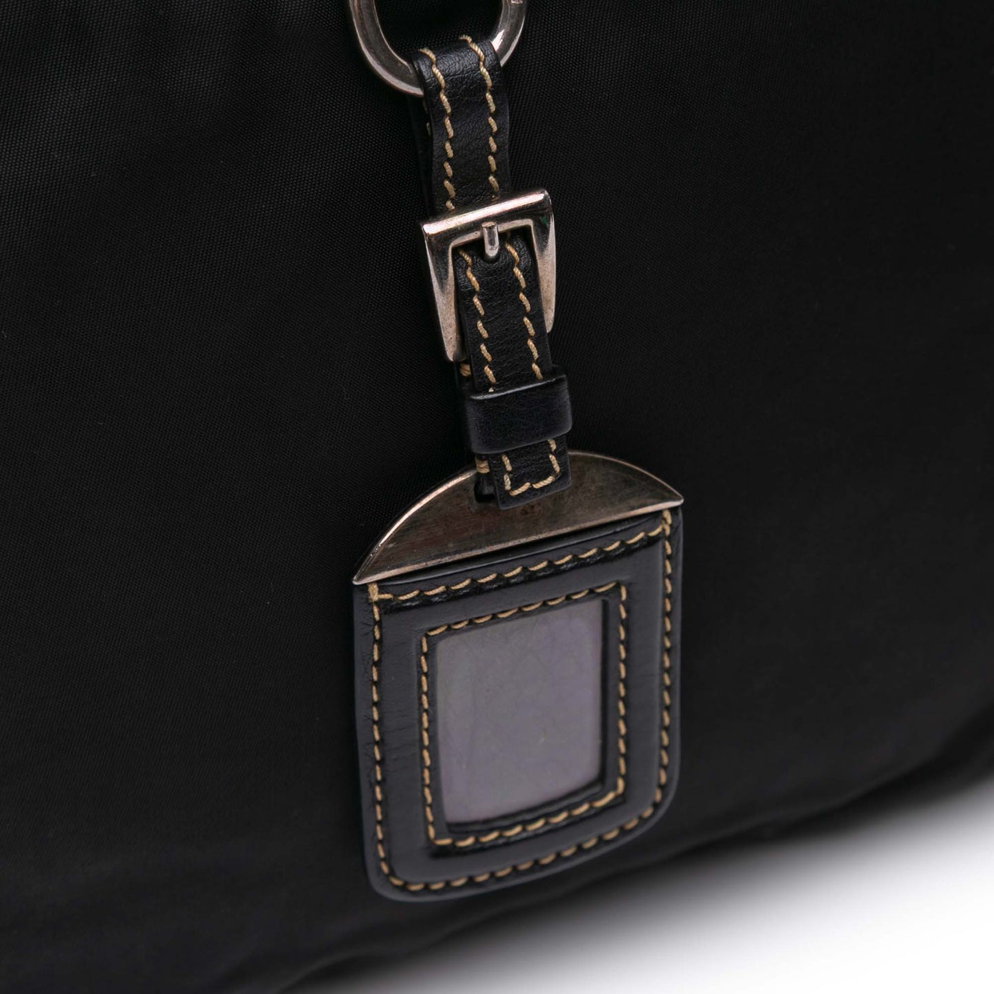 Prada Leather and Tessuto Shoulder Bag