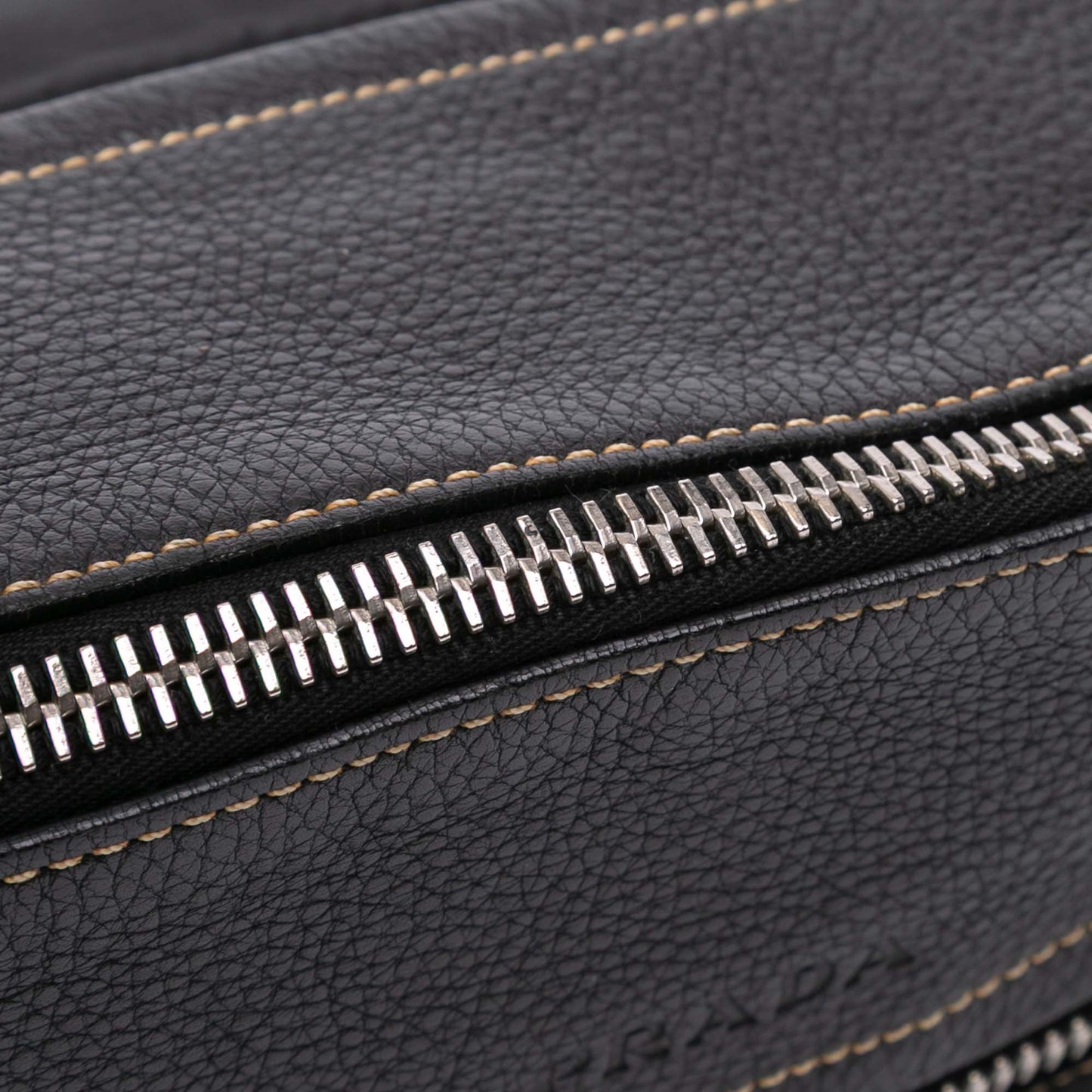 Prada Leather and Tessuto Shoulder Bag
