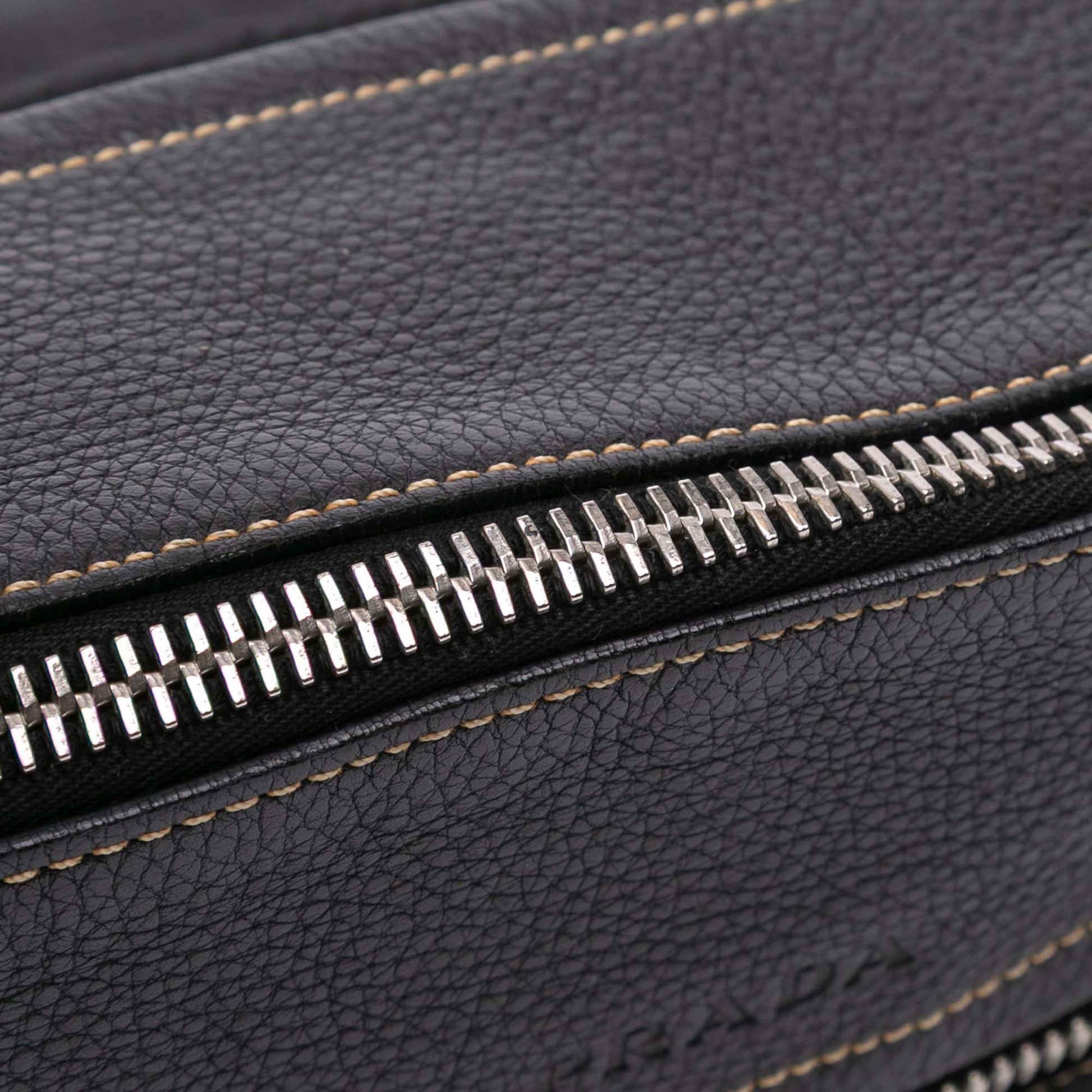 Prada Leather and Tessuto Shoulder Bag