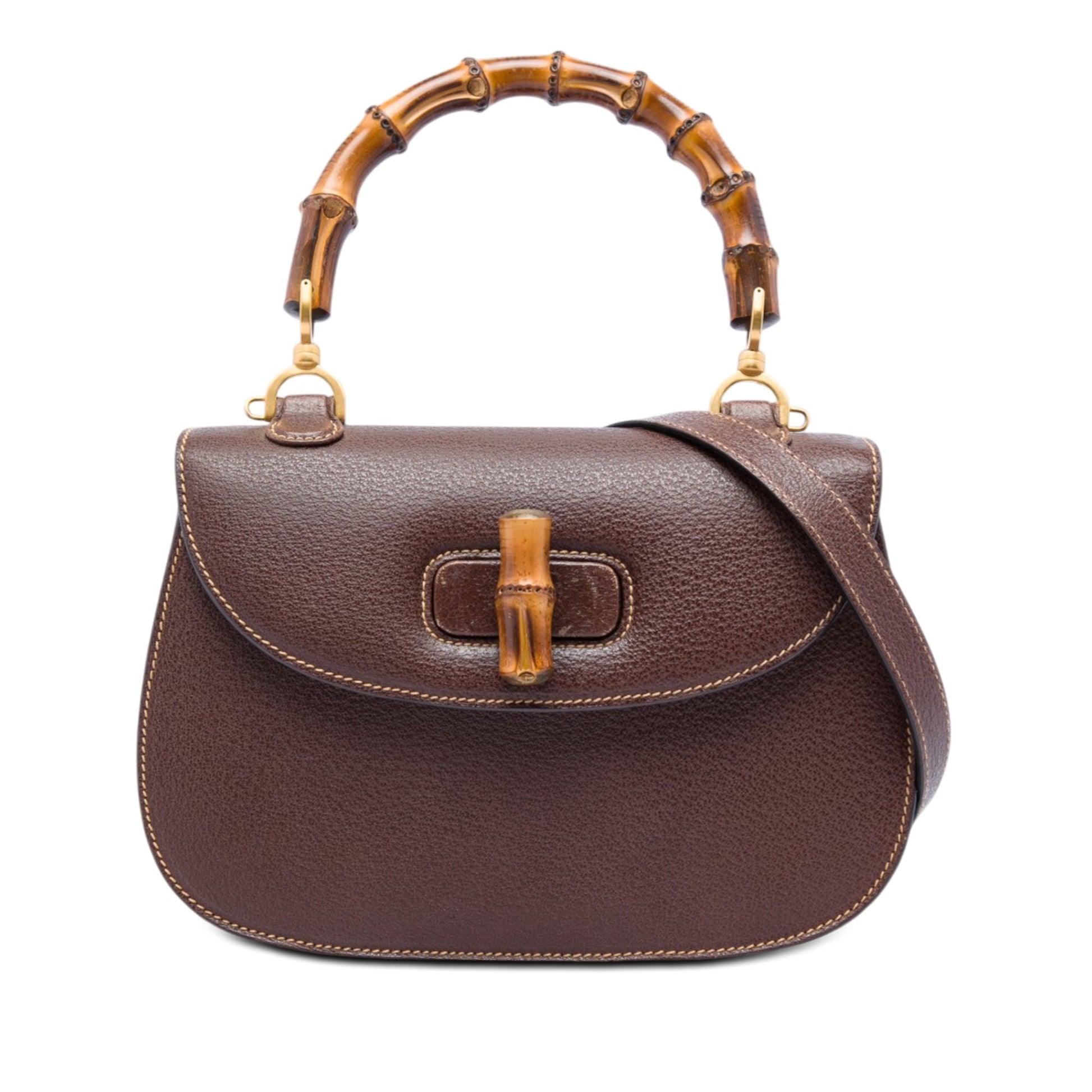 Gucci Grained Calfskin Bamboo Night